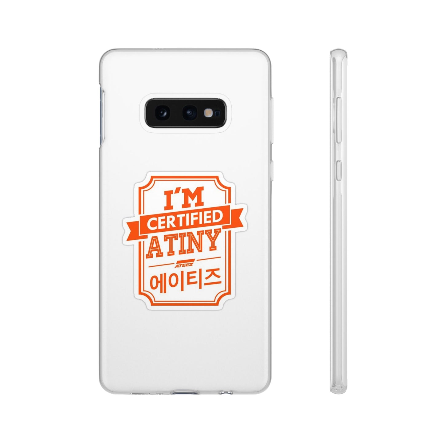 Ateez I'm Certified Atiny  Cell Phone Case - iPhone, Samsung and Custom Covers -  K-Pop Phone Covers, Gifts for Carats, SVT Stylish Cell Phone Accessories