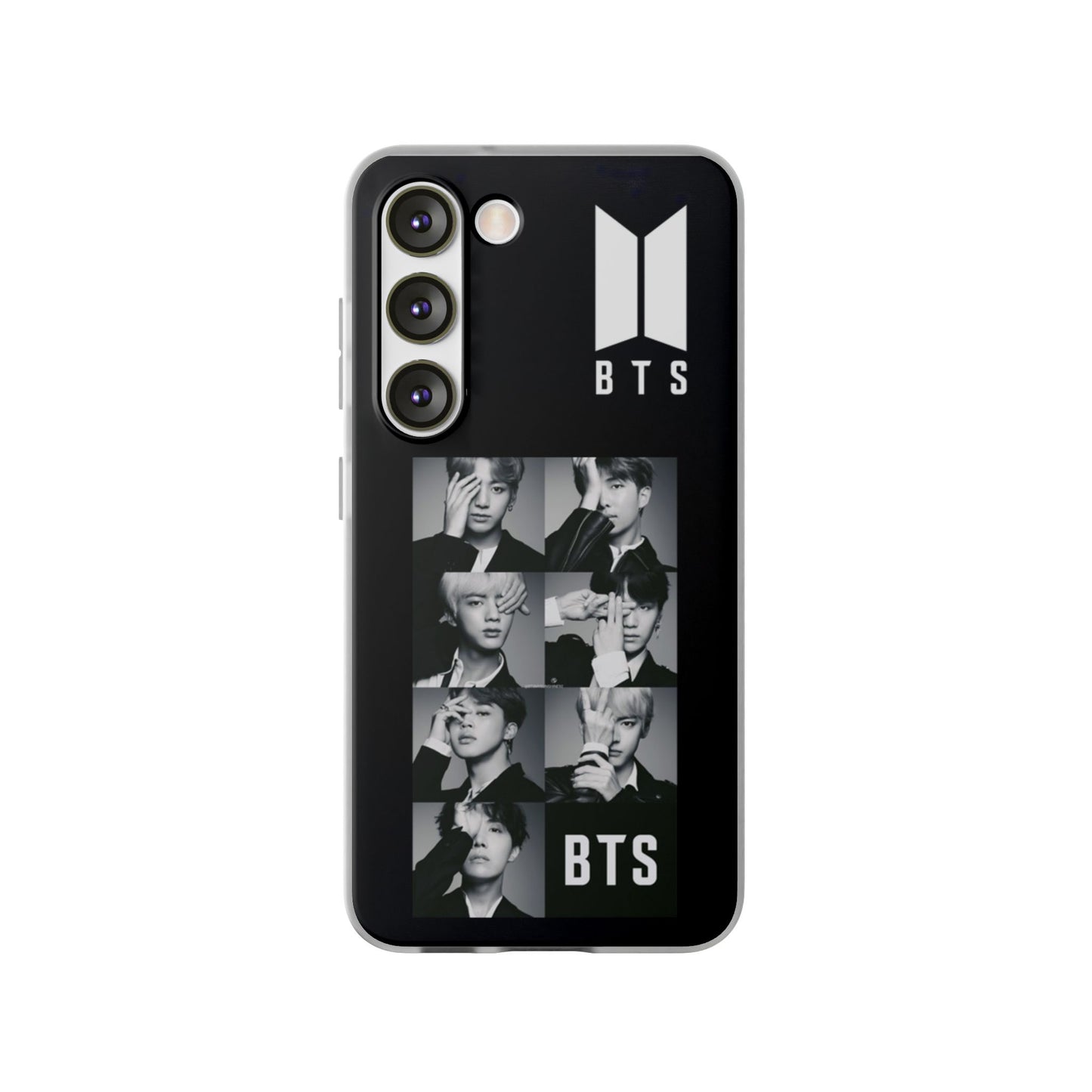 BTS OT7 B/W Cell Phone Case - iPhone, Samsung and Custom Covers -  K-Pop Phone Covers, Gifts for Fans, Stylish Cell Phone Accessories