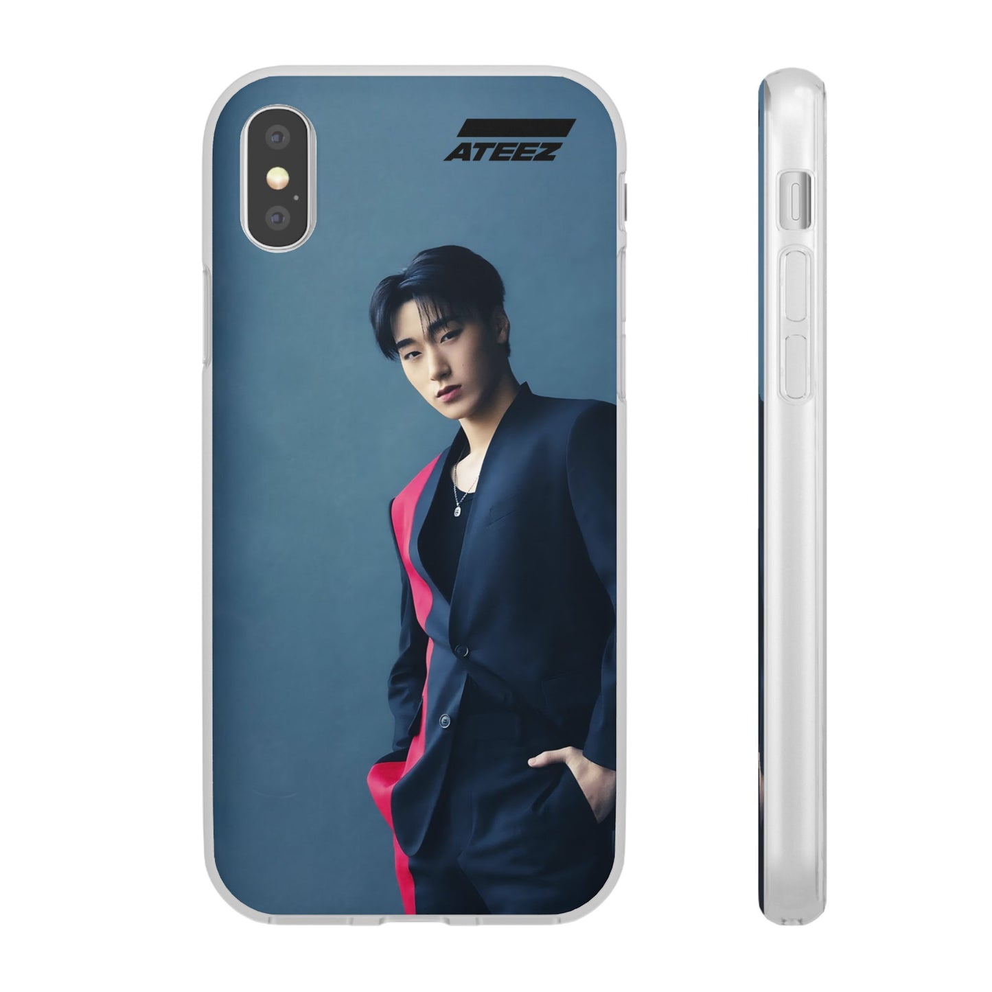 Ateez San Cell Phone Case - iPhone, Samsung and Custom Covers -  K-Pop Phone Covers, Gifts for Carats, SVT Stylish Cell Phone Accessories