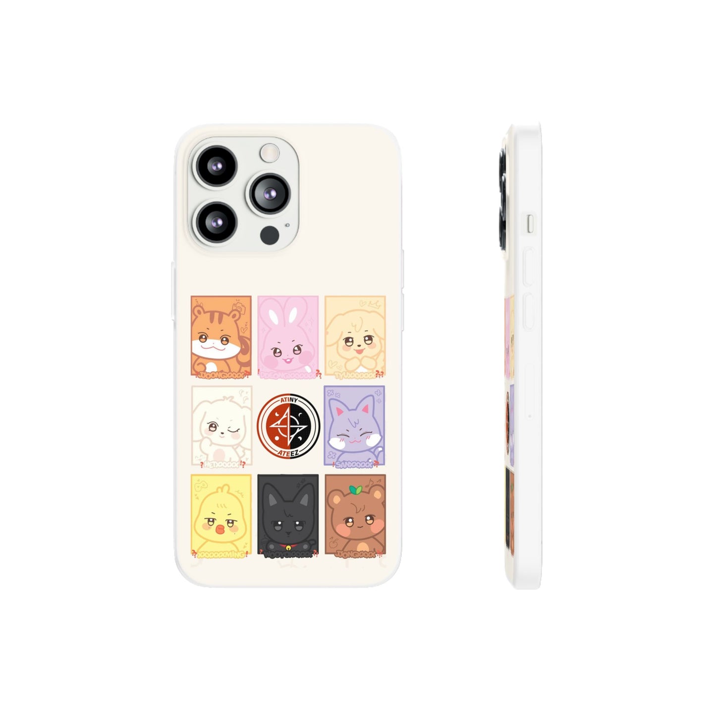 Ateez Atiny Cell Phone Case - iPhone, Samsung and Custom Covers -  K-Pop Phone Covers, Gifts for Carats, SVT Stylish Cell Phone Accessories