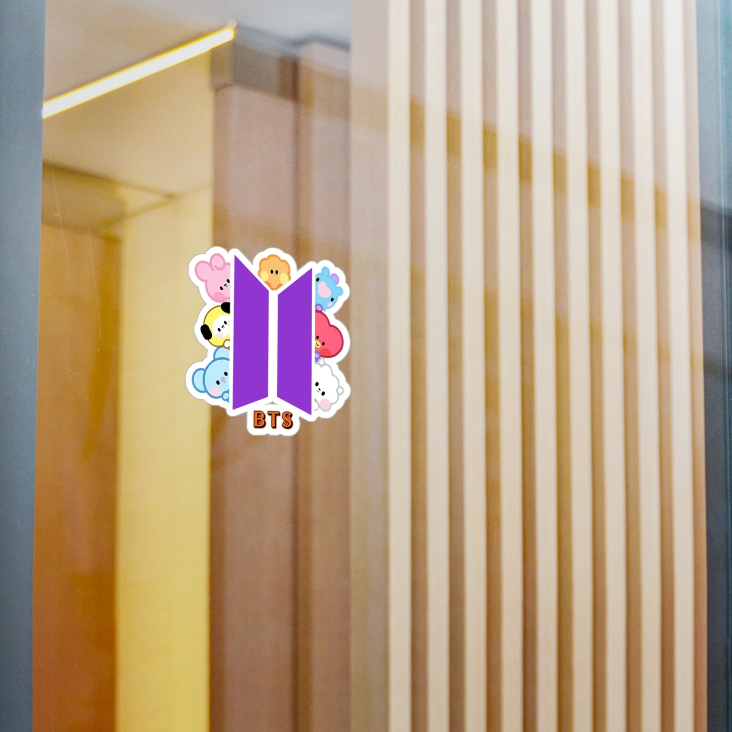 BTS - Baby BT21 Characters & Logo Vinyl Decals, Fun Stickers - Water, UV and Scratch Resistant!