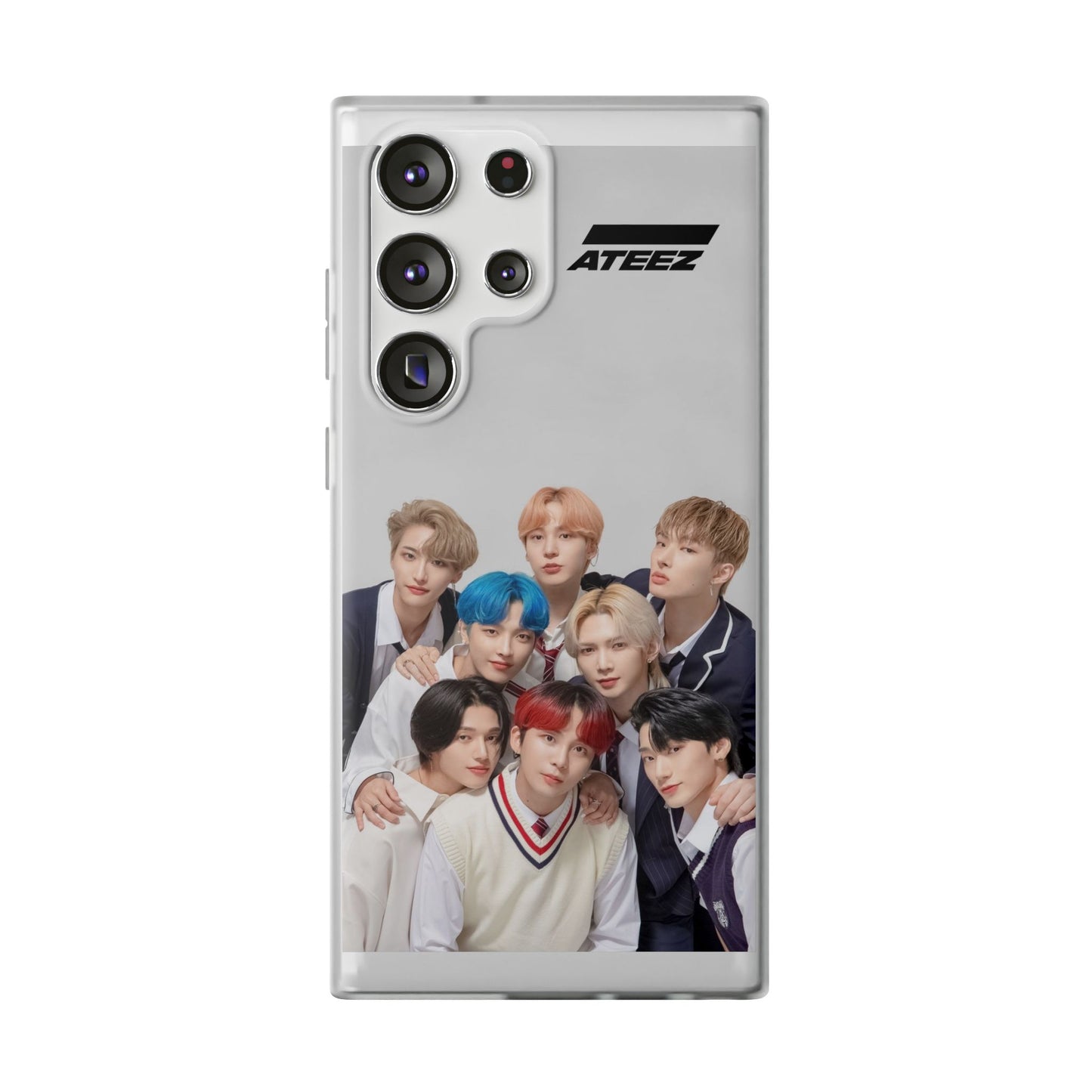 Ateez Cell Phone Case - iPhone, Samsung and Custom Covers -  K-Pop Phone Covers, Gifts for Carats, SVT Stylish Cell Phone Accessories