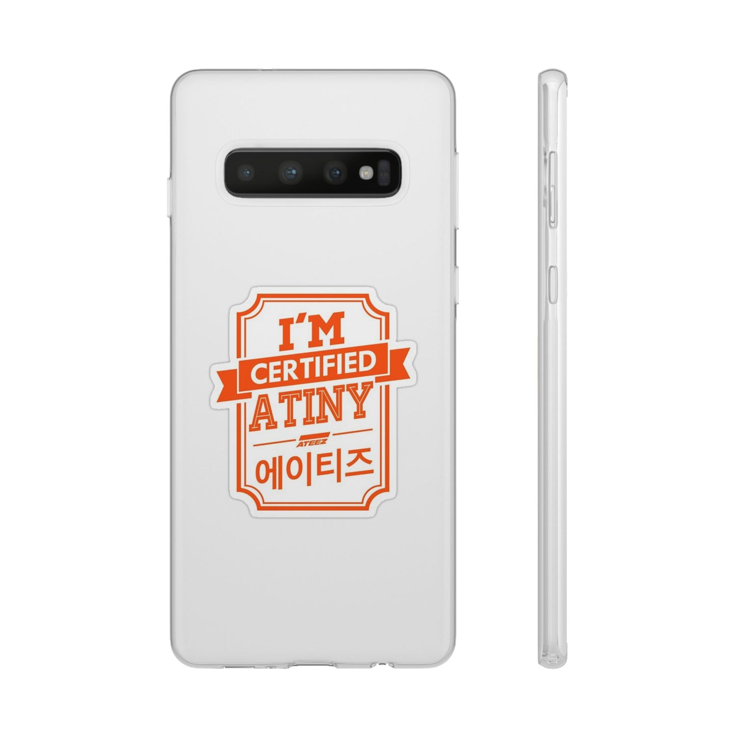 Ateez I'm Certified Atiny  Cell Phone Case - iPhone, Samsung and Custom Covers -  K-Pop Phone Covers, Gifts for Carats, SVT Stylish Cell Phone Accessories