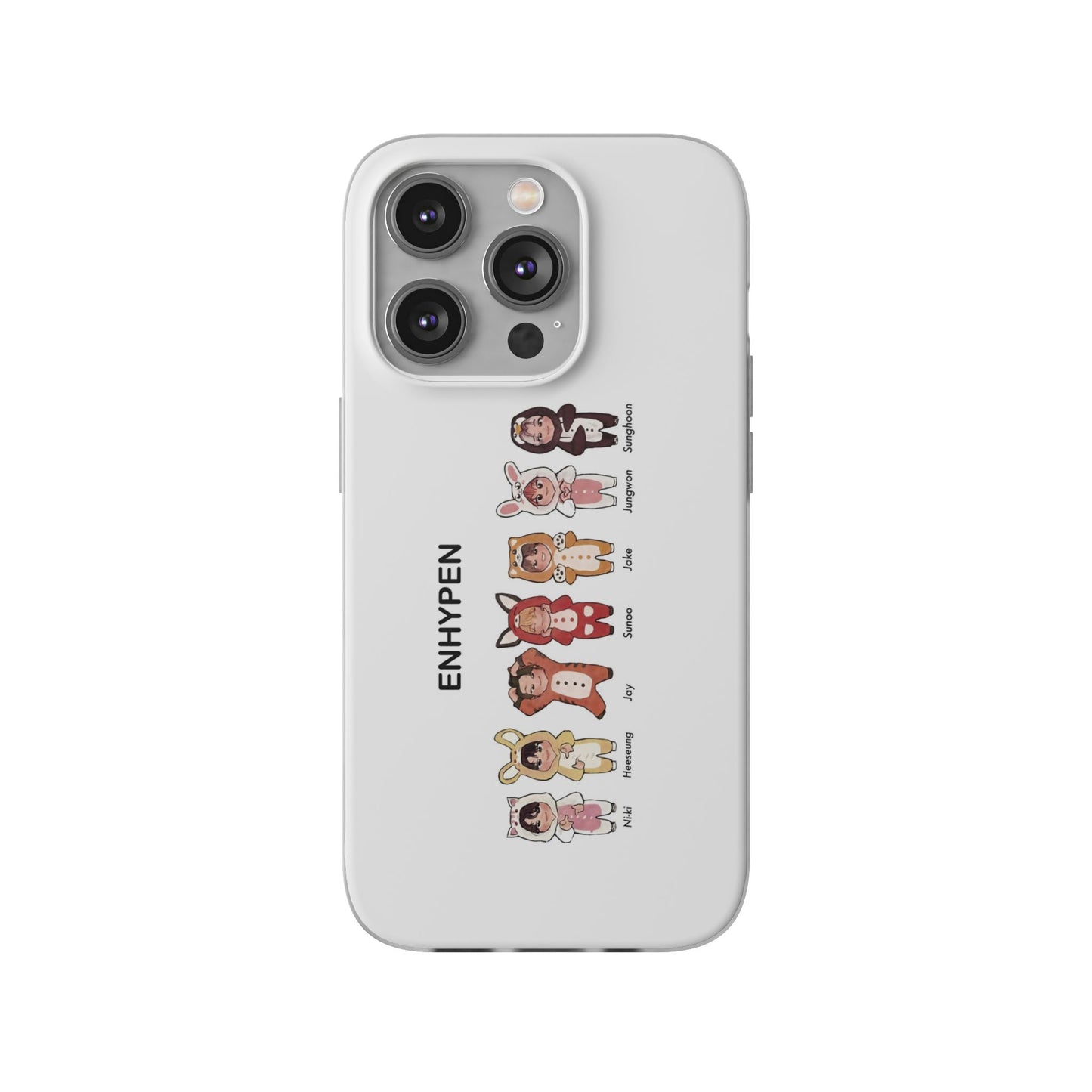 Enhypen Cell Phone Case - iPhone, Samsung and Custom Covers -  K-Pop Phone Covers, Gifts for Fans, Stylish Cell Phone Accessories