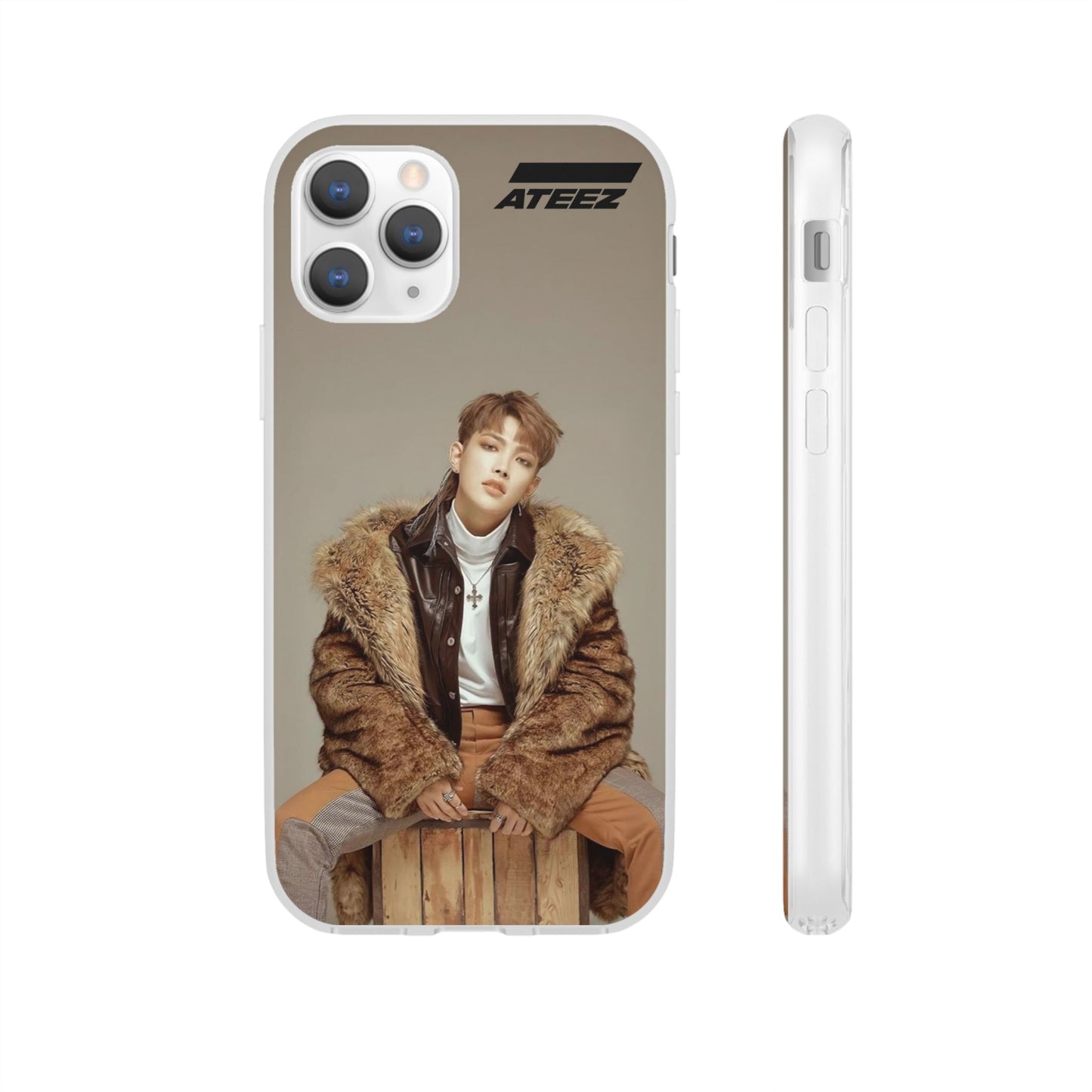 Ateez Hongjoong  Cell Phone Case - iPhone, Samsung and Custom Covers -  K-Pop Phone Covers, Gifts for Carats, SVT Stylish Cell Phone Accessories