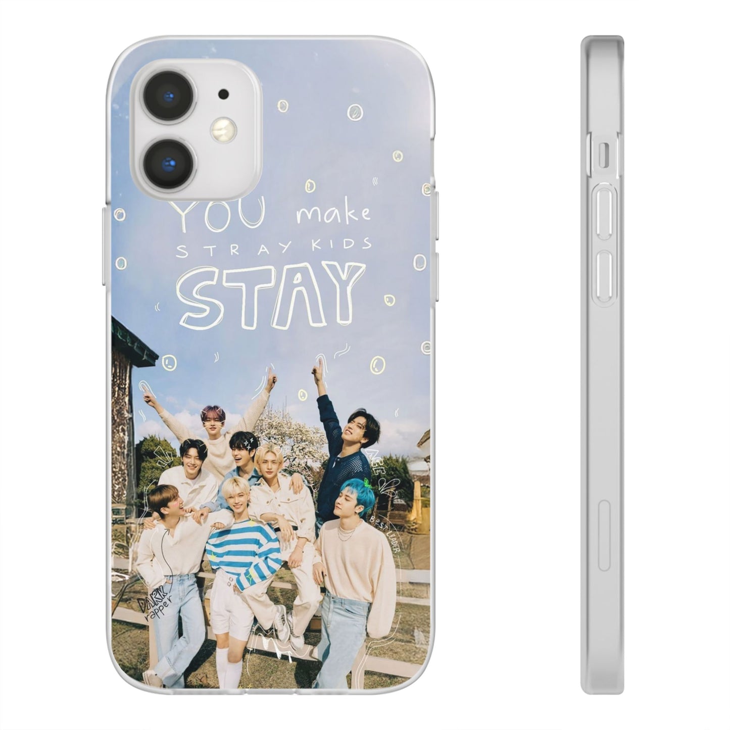 Stray Kids "You make Stray Kids Stay" Cell Phone Case - iPhone, Samsung and Custom Covers -  K-Pop Phone Covers, Gifts for Fans, Stylish Cell Phone Accessories
