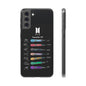 BTS OT7  Microphones & Signatures Cell Phone Case - iPhone, Samsung and Custom Covers -  K-Pop Phone Covers, Gifts for Fans, Stylish Cell Phone Accessories