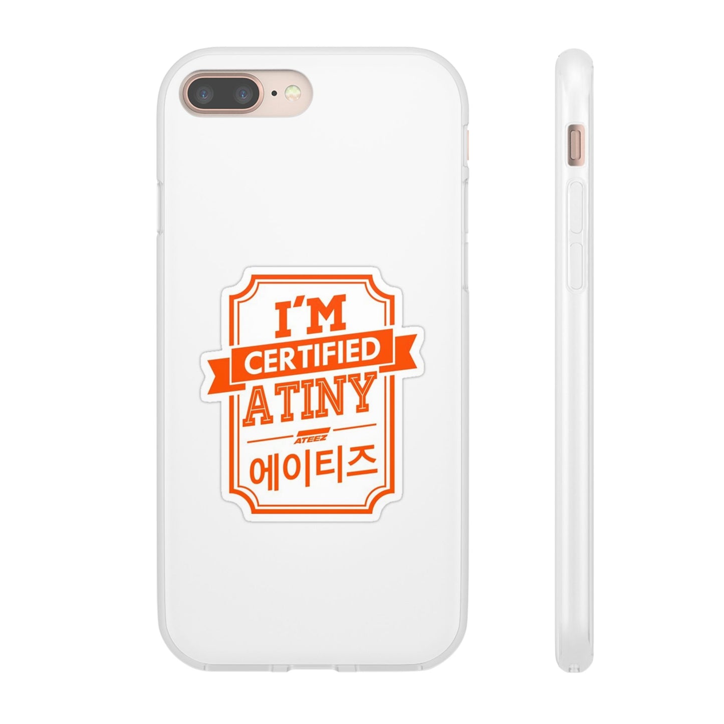 Ateez I'm Certified Atiny  Cell Phone Case - iPhone, Samsung and Custom Covers -  K-Pop Phone Covers, Gifts for Carats, SVT Stylish Cell Phone Accessories