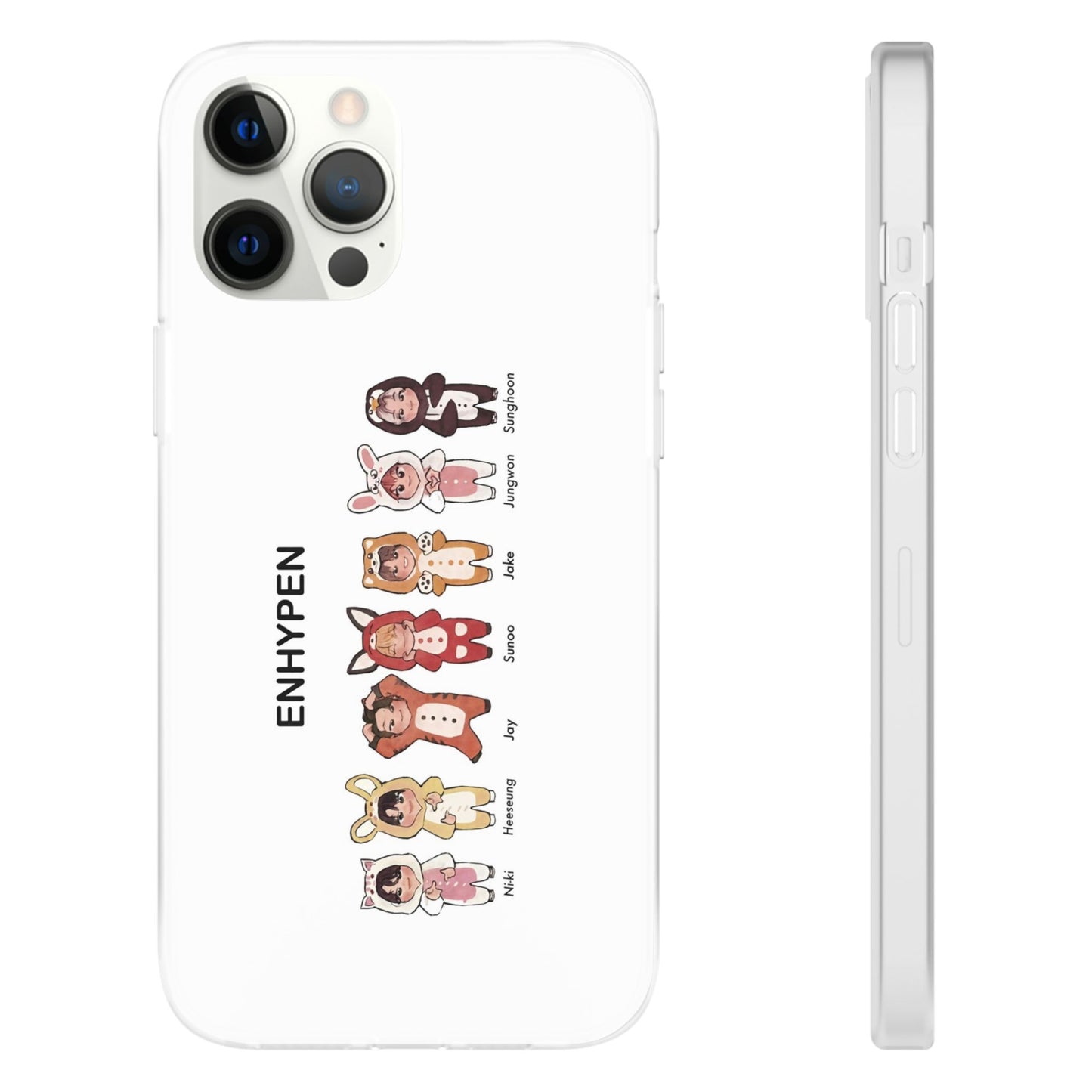 Enhypen Cell Phone Case - iPhone, Samsung and Custom Covers -  K-Pop Phone Covers, Gifts for Fans, Stylish Cell Phone Accessories