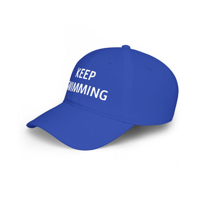 BTS Swim - Keep Swimming Cap - Embroidered Swim Hat - Team “Keep Swimming”