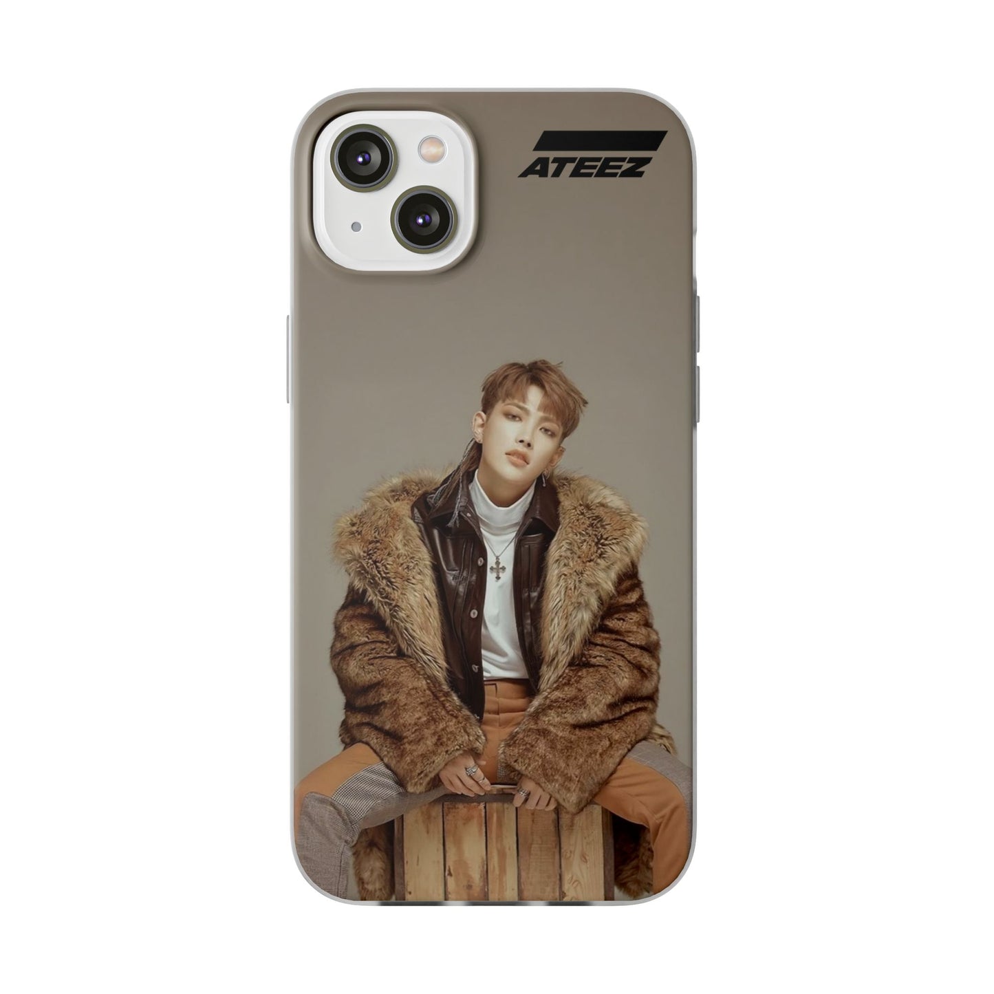 Ateez Hongjoong  Cell Phone Case - iPhone, Samsung and Custom Covers -  K-Pop Phone Covers, Gifts for Carats, SVT Stylish Cell Phone Accessories