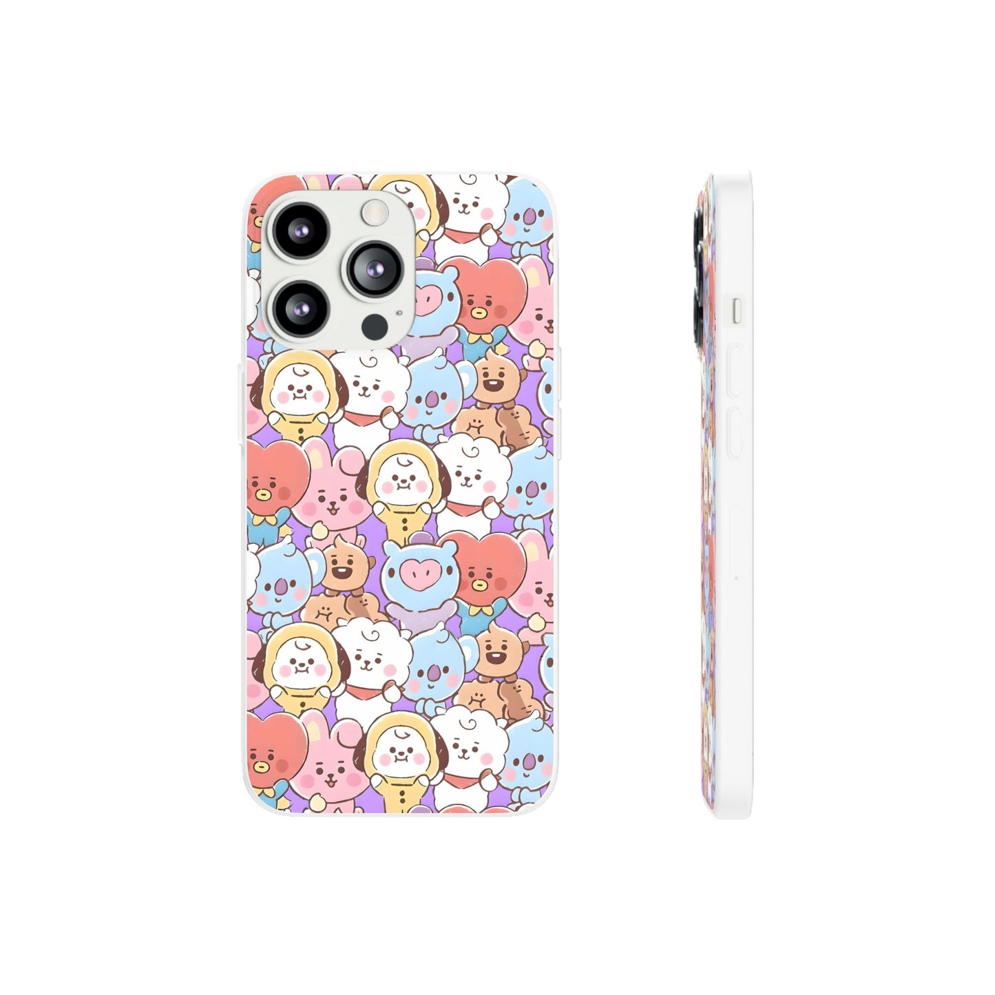 BTS Kawaii BT21 Cell Phone Case - iPhone, Samsung and Custom Covers -  K-Pop Phone Covers, Gifts for Fans, Stylish Cell Phone Accessories