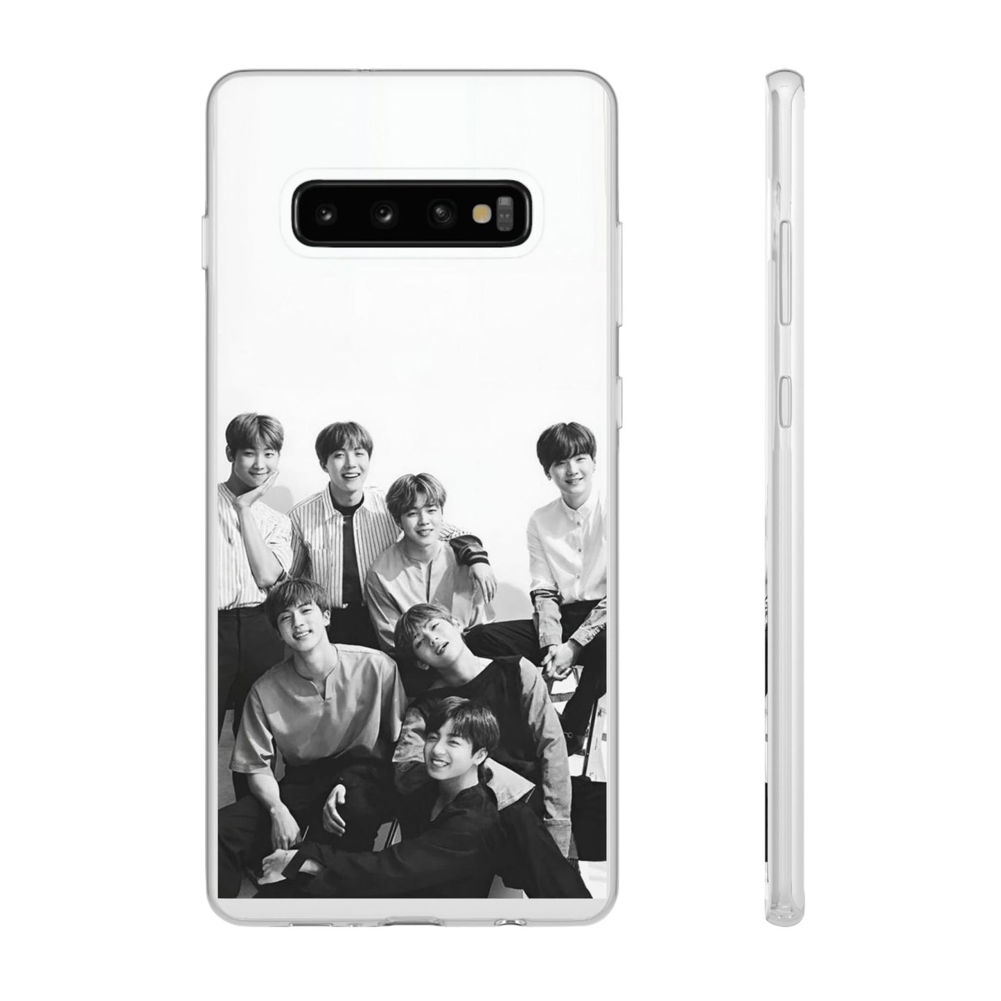 BTS OT7 B/W Cell Phone Case - iPhone, Samsung and Custom Covers -  K-Pop Phone Covers, Gifts for Fans, Stylish Cell Phone Accessories
