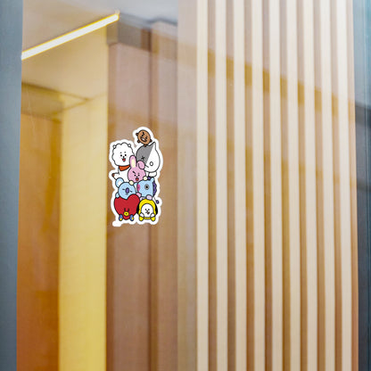 BTS -  BT21 Gang is all here! Vinyl Decals, Fun Stickers - Water, UV and Scratch Resistant!