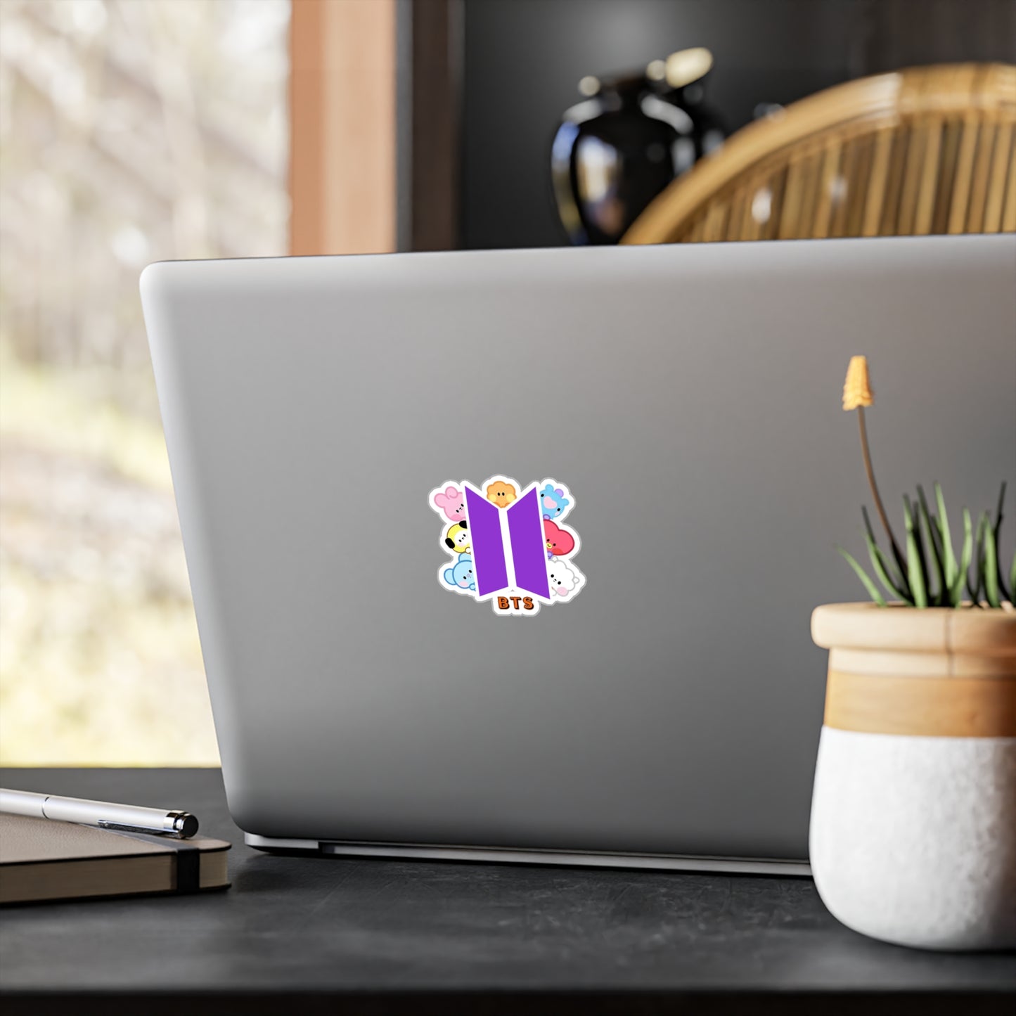 BTS - Baby BT21 Characters & Logo Vinyl Decals, Fun Stickers - Water, UV and Scratch Resistant!