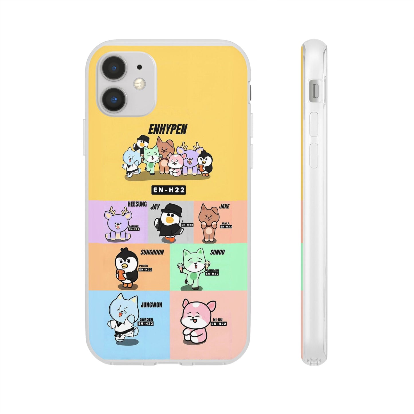 Enhypen Cell Phone Case - iPhone, Samsung and Custom Covers -  K-Pop Phone Covers, Gifts for Fans, Stylish Cell Phone Accessories