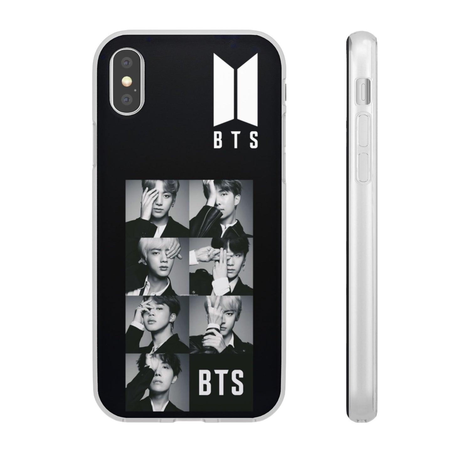 BTS OT7 B/W Cell Phone Case - iPhone, Samsung and Custom Covers -  K-Pop Phone Covers, Gifts for Fans, Stylish Cell Phone Accessories