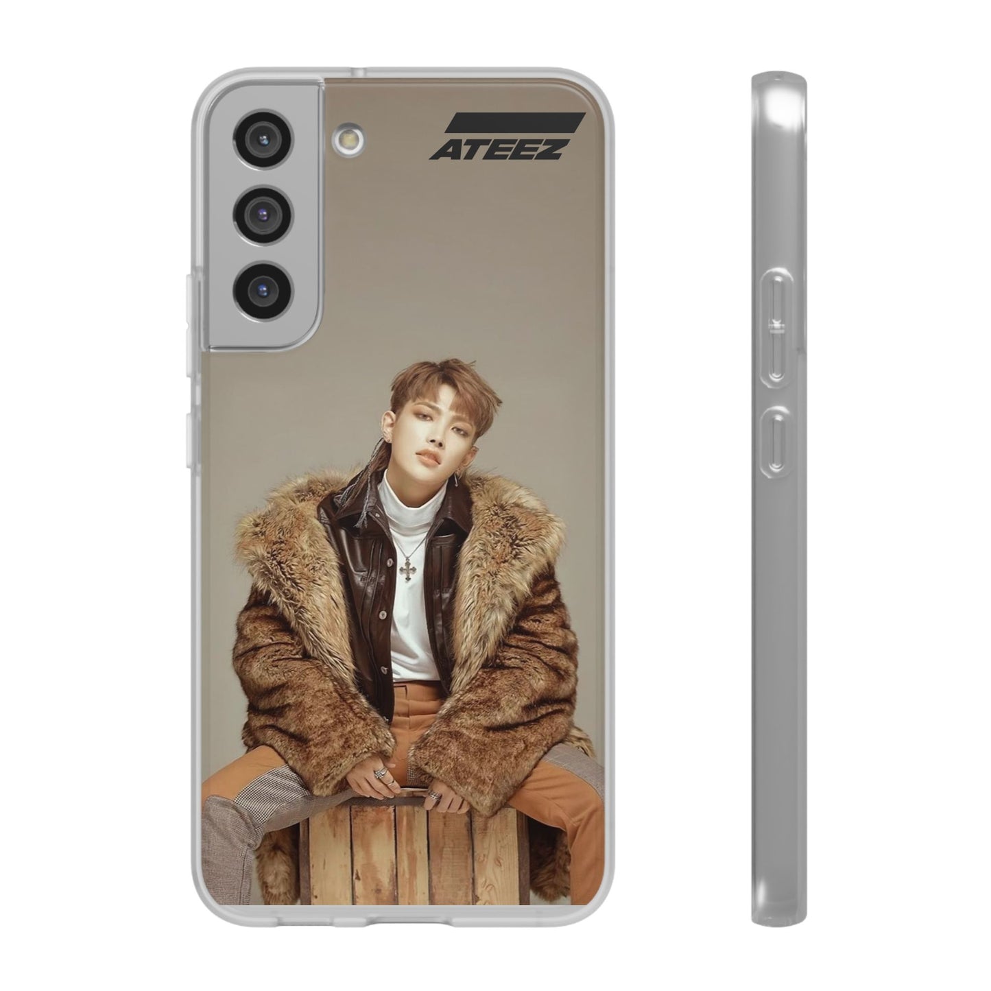 Ateez Hongjoong  Cell Phone Case - iPhone, Samsung and Custom Covers -  K-Pop Phone Covers, Gifts for Carats, SVT Stylish Cell Phone Accessories