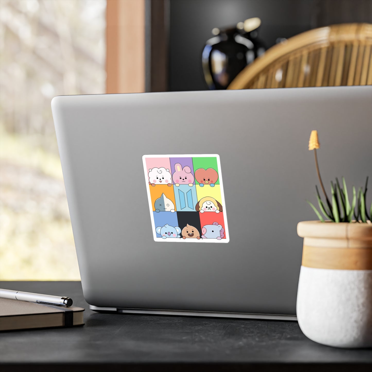 BTS - Baby BT21 Squares! Vinyl Decals, Fun Stickers - Water, UV and Scratch Resistant!