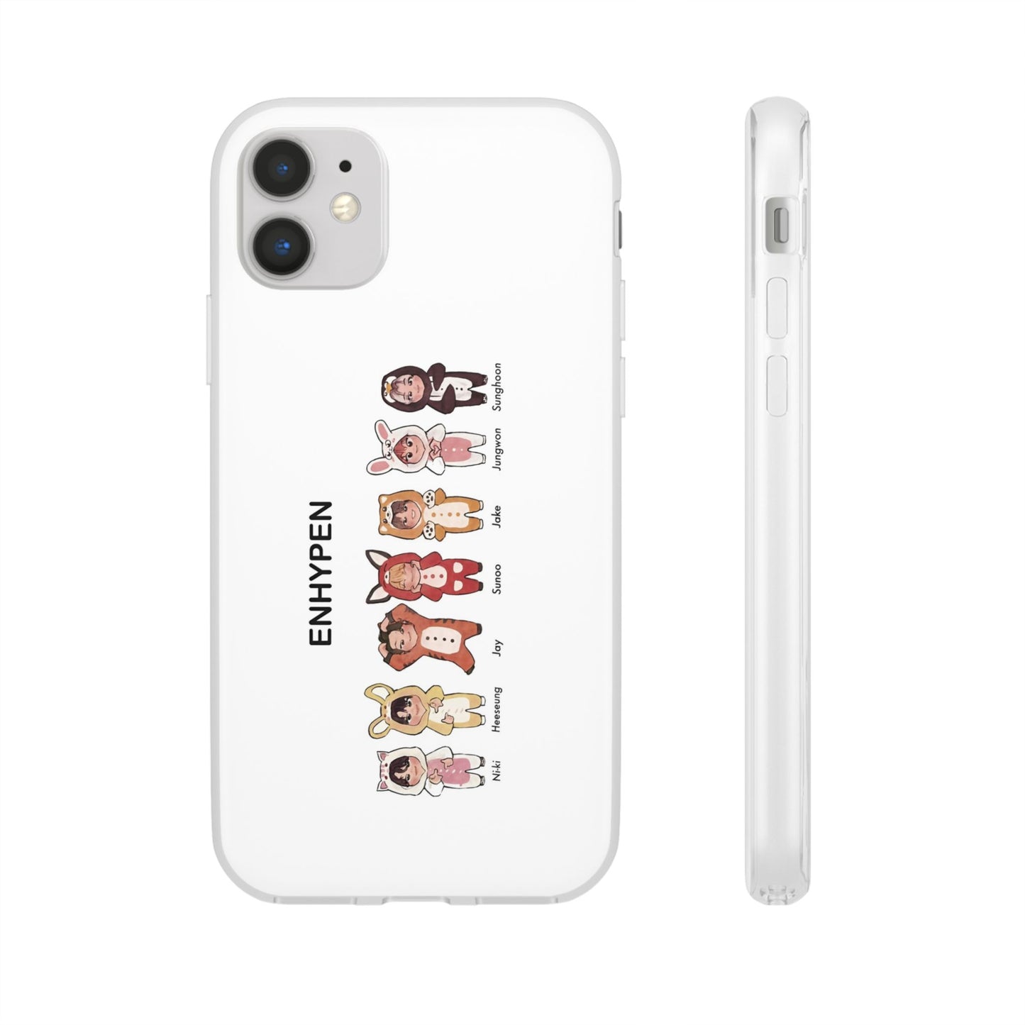 Enhypen Cell Phone Case - iPhone, Samsung and Custom Covers -  K-Pop Phone Covers, Gifts for Fans, Stylish Cell Phone Accessories