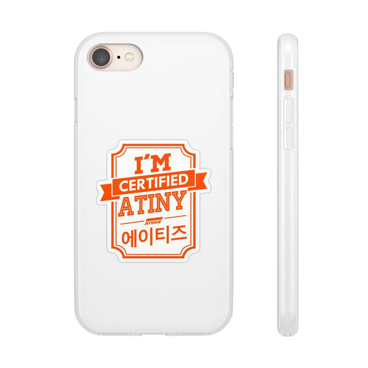 Ateez I'm Certified Atiny  Cell Phone Case - iPhone, Samsung and Custom Covers -  K-Pop Phone Covers, Gifts for Carats, SVT Stylish Cell Phone Accessories