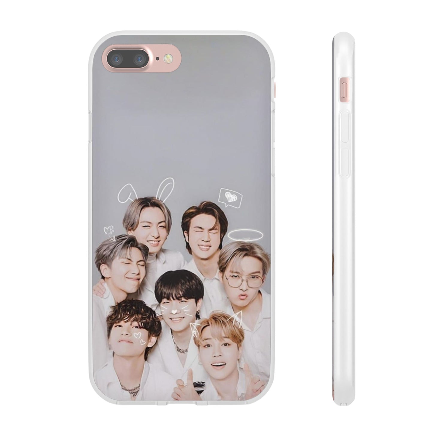 BTS OT7 Cuties Cell Phone Case - iPhone, Samsung and Custom Covers -  K-Pop Phone Covers, Gifts for Fans, Stylish Cell Phone Accessories