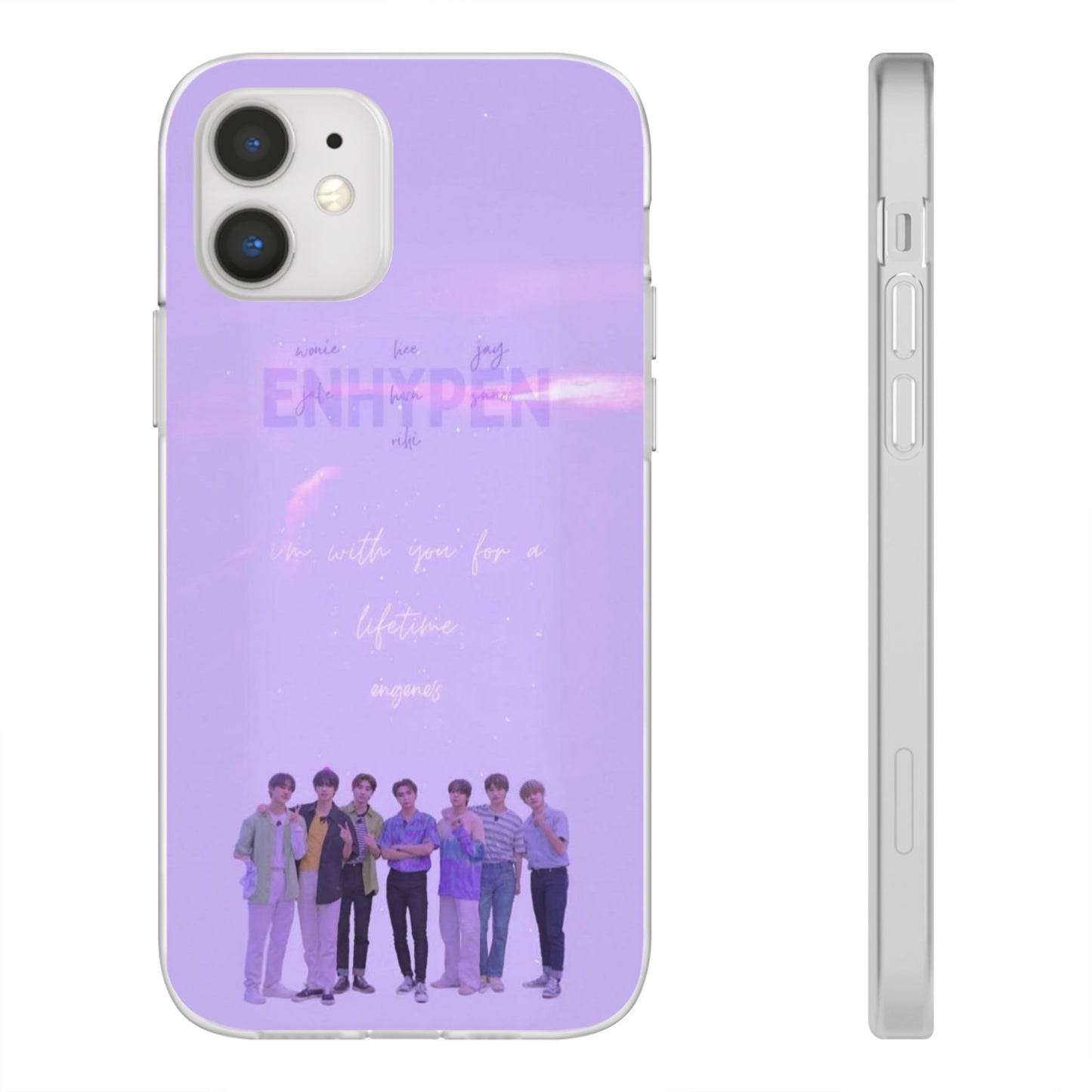 Enhypen Cell Phone Case - iPhone, Samsung and Custom Covers -  K-Pop Phone Covers, Gifts for Fans, Stylish Cell Phone Accessories