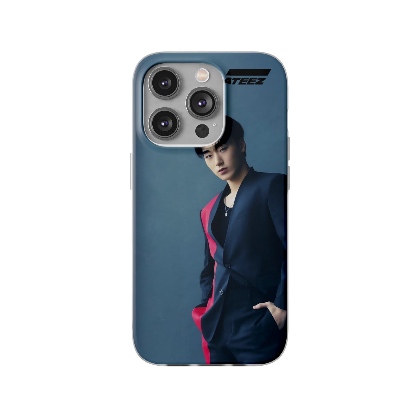 Ateez San Cell Phone Case - iPhone, Samsung and Custom Covers -  K-Pop Phone Covers, Gifts for Carats, SVT Stylish Cell Phone Accessories