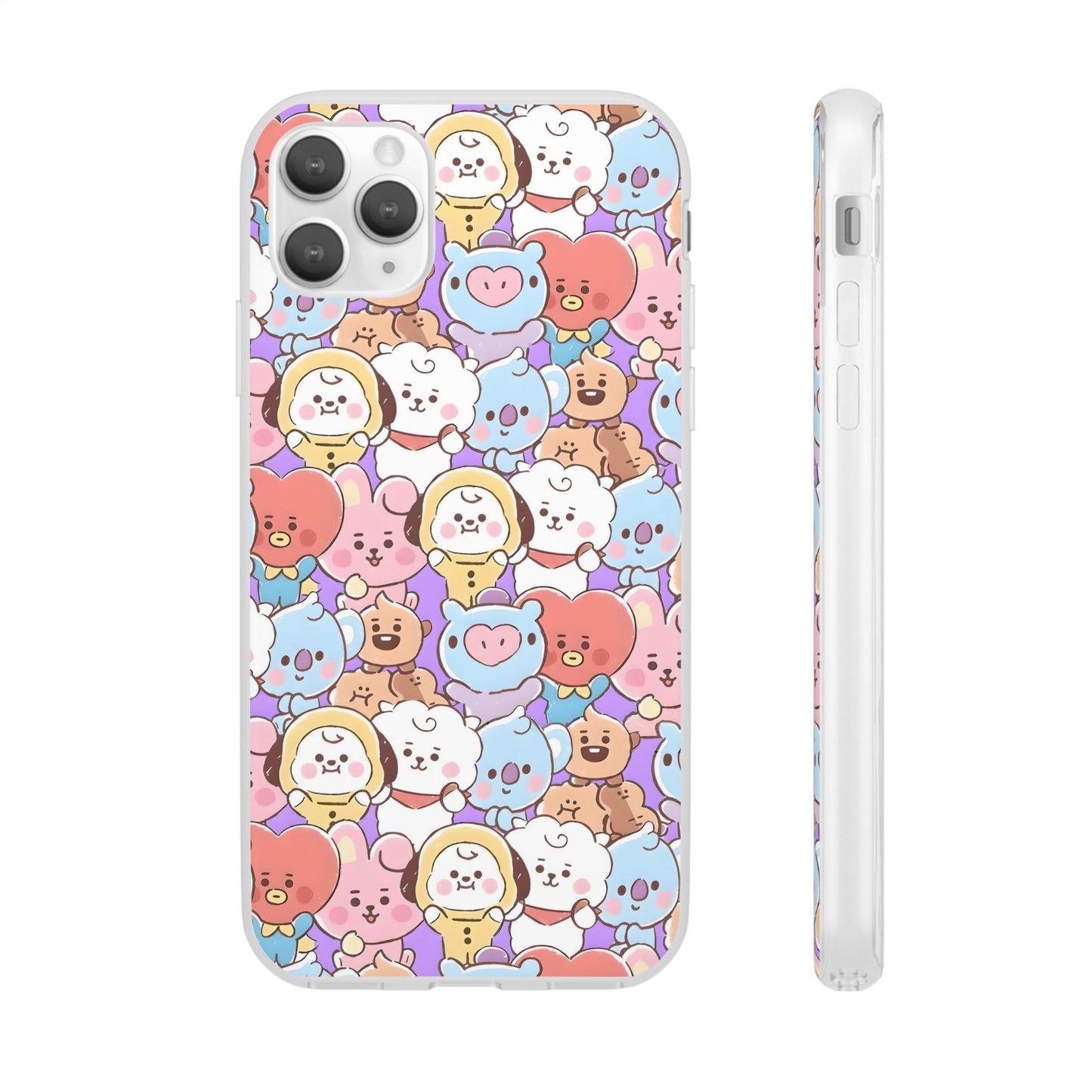 BTS Kawaii BT21 Cell Phone Case - iPhone, Samsung and Custom Covers -  K-Pop Phone Covers, Gifts for Fans, Stylish Cell Phone Accessories