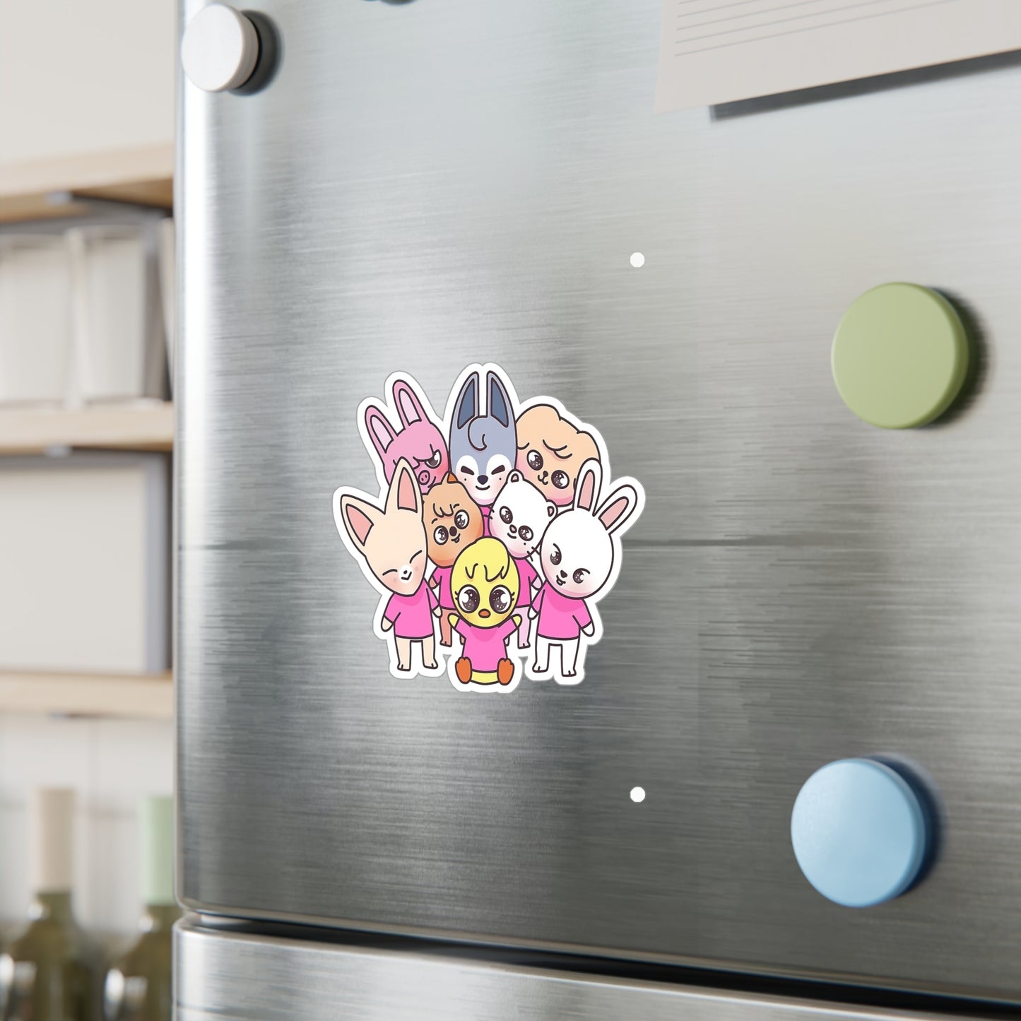 Stray Kids Skzoo Gang - All 8!  Stickers - Decals - Water & UV Proof!