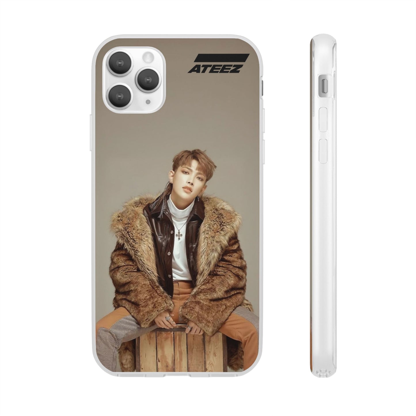 Ateez Hongjoong  Cell Phone Case - iPhone, Samsung and Custom Covers -  K-Pop Phone Covers, Gifts for Carats, SVT Stylish Cell Phone Accessories