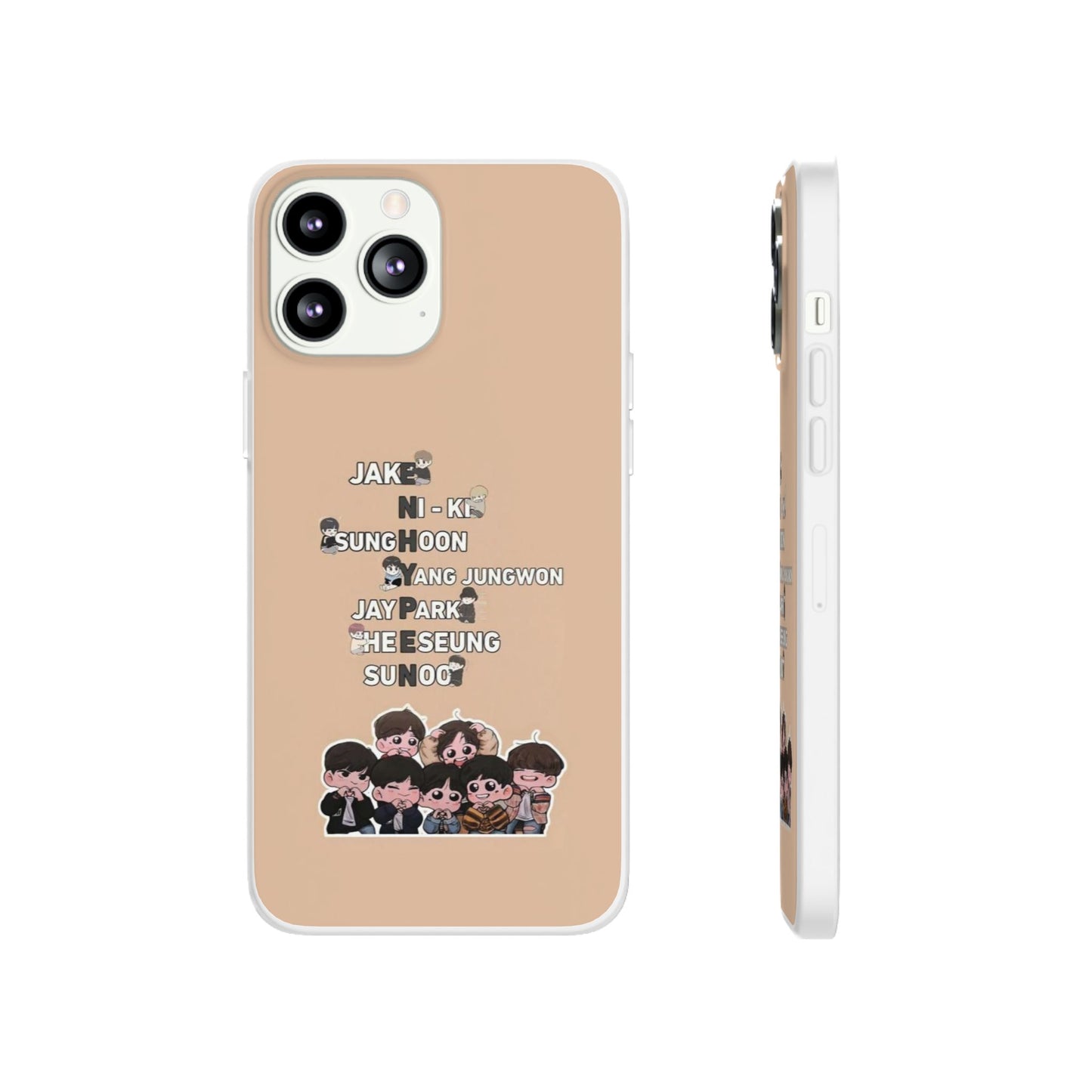 Enhypen Cell Phone Case - iPhone, Samsung and Custom Covers -  K-Pop Phone Covers, Gifts for Fans, Stylish Cell Phone Accessories
