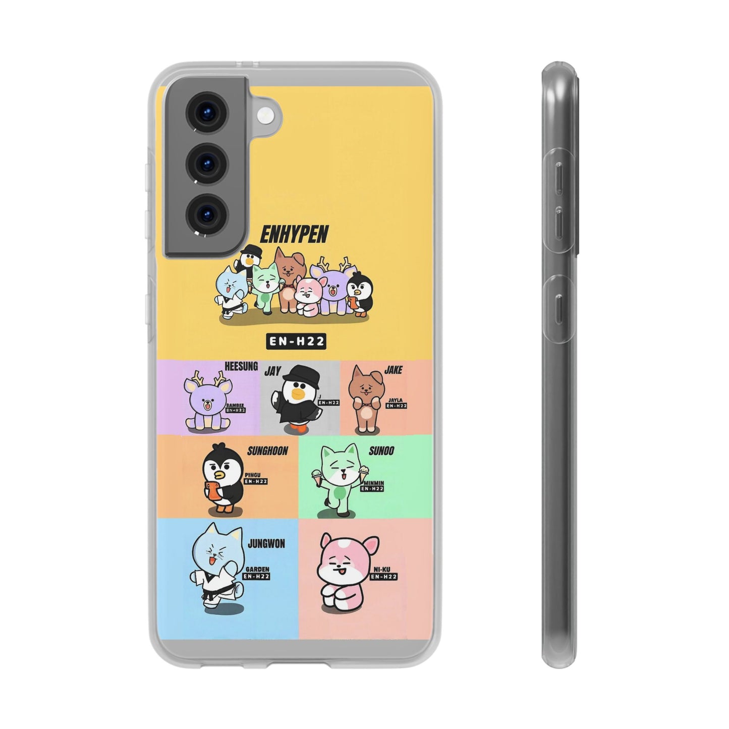 Enhypen Cell Phone Case - iPhone, Samsung and Custom Covers -  K-Pop Phone Covers, Gifts for Fans, Stylish Cell Phone Accessories