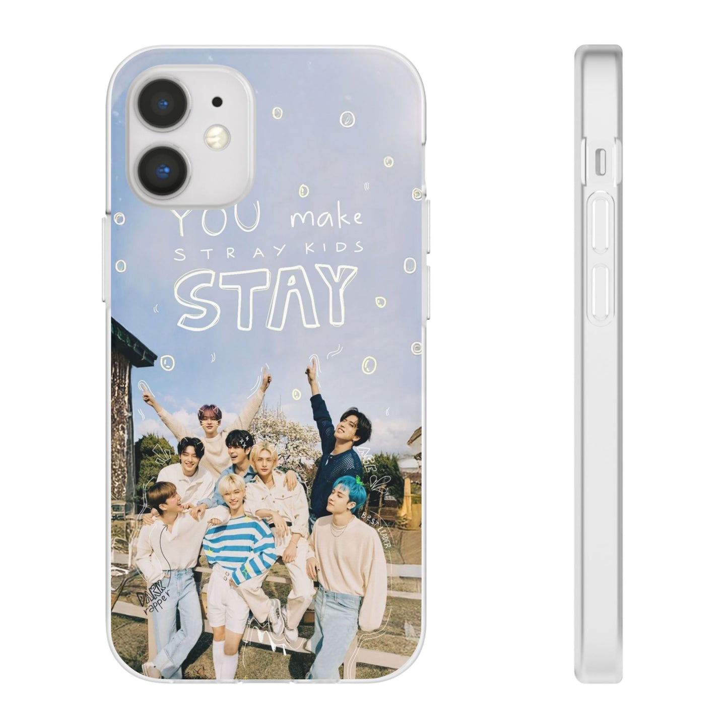 Stray Kids "You make Stray Kids Stay" Cell Phone Case - iPhone, Samsung and Custom Covers -  K-Pop Phone Covers, Gifts for Fans, Stylish Cell Phone Accessories