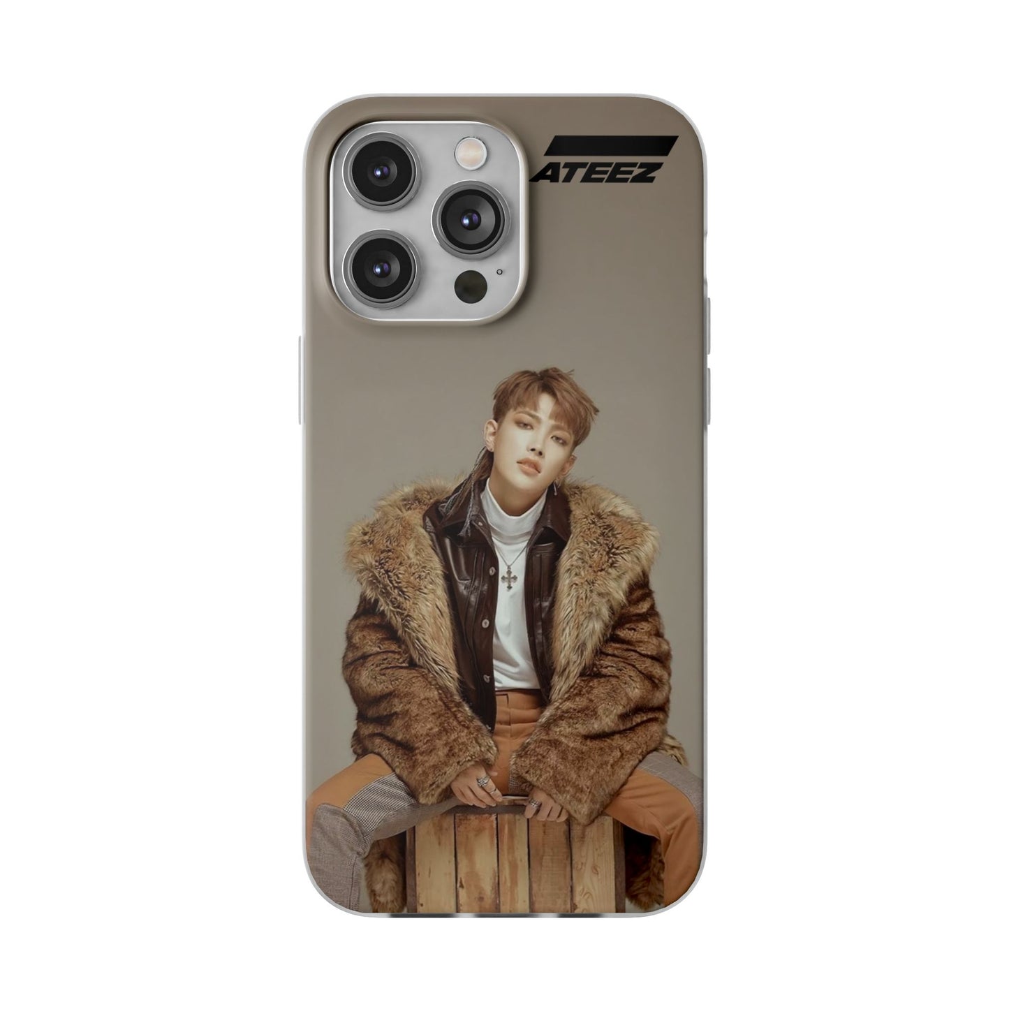 Ateez Hongjoong  Cell Phone Case - iPhone, Samsung and Custom Covers -  K-Pop Phone Covers, Gifts for Carats, SVT Stylish Cell Phone Accessories
