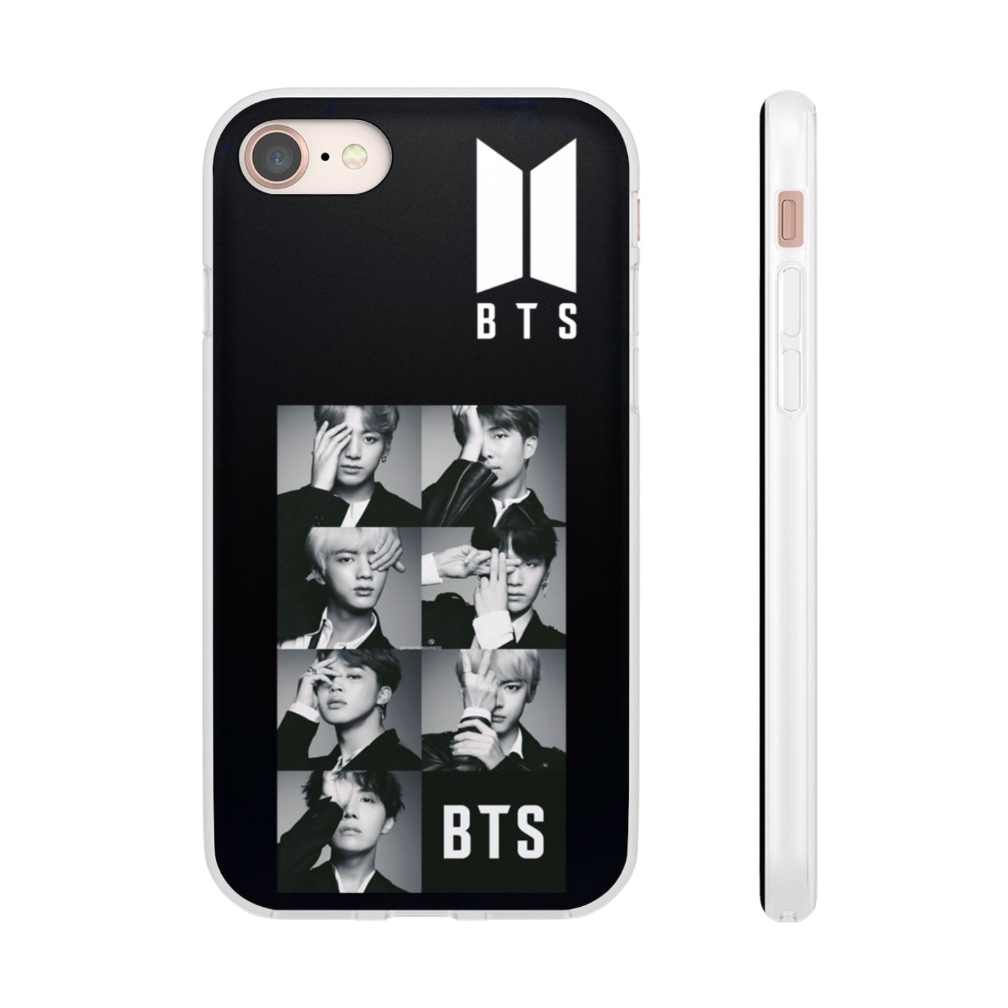 BTS OT7 B/W Cell Phone Case - iPhone, Samsung and Custom Covers -  K-Pop Phone Covers, Gifts for Fans, Stylish Cell Phone Accessories