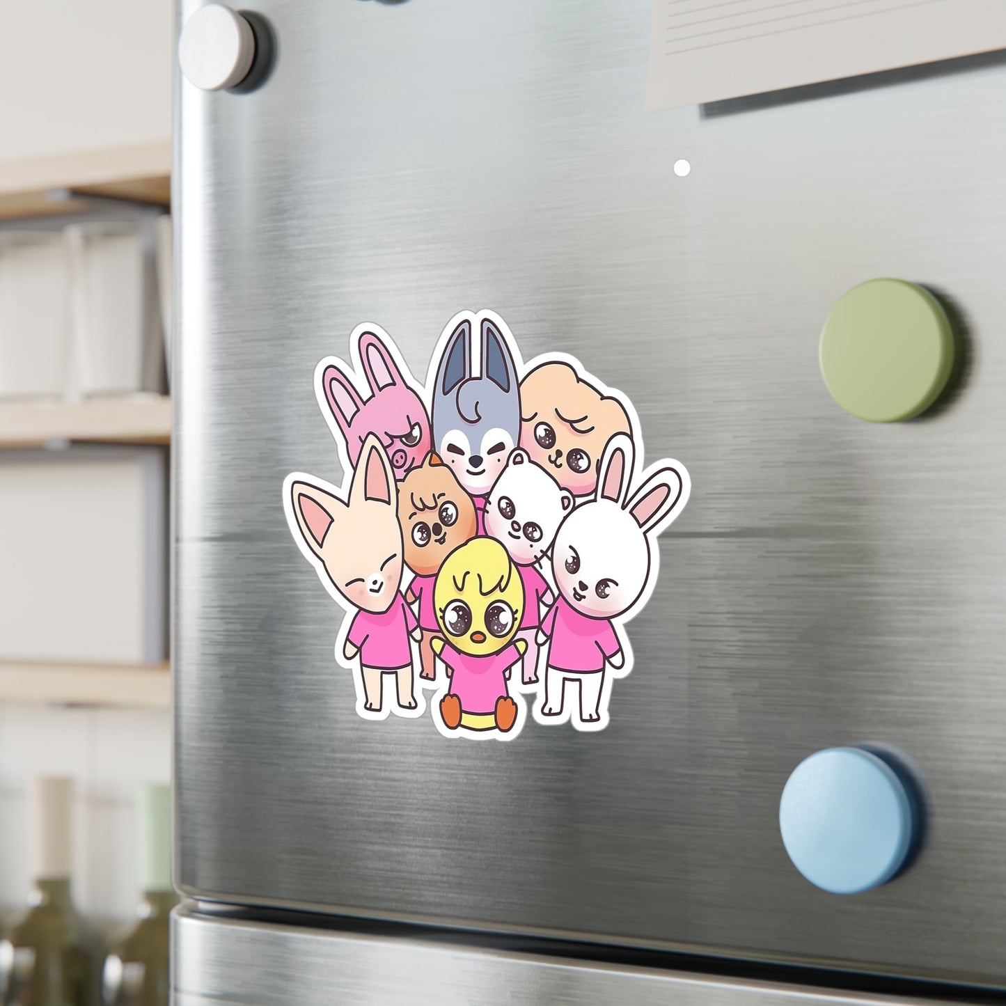 Stray Kids Skzoo Gang - All 8!  Stickers - Decals - Water & UV Proof!