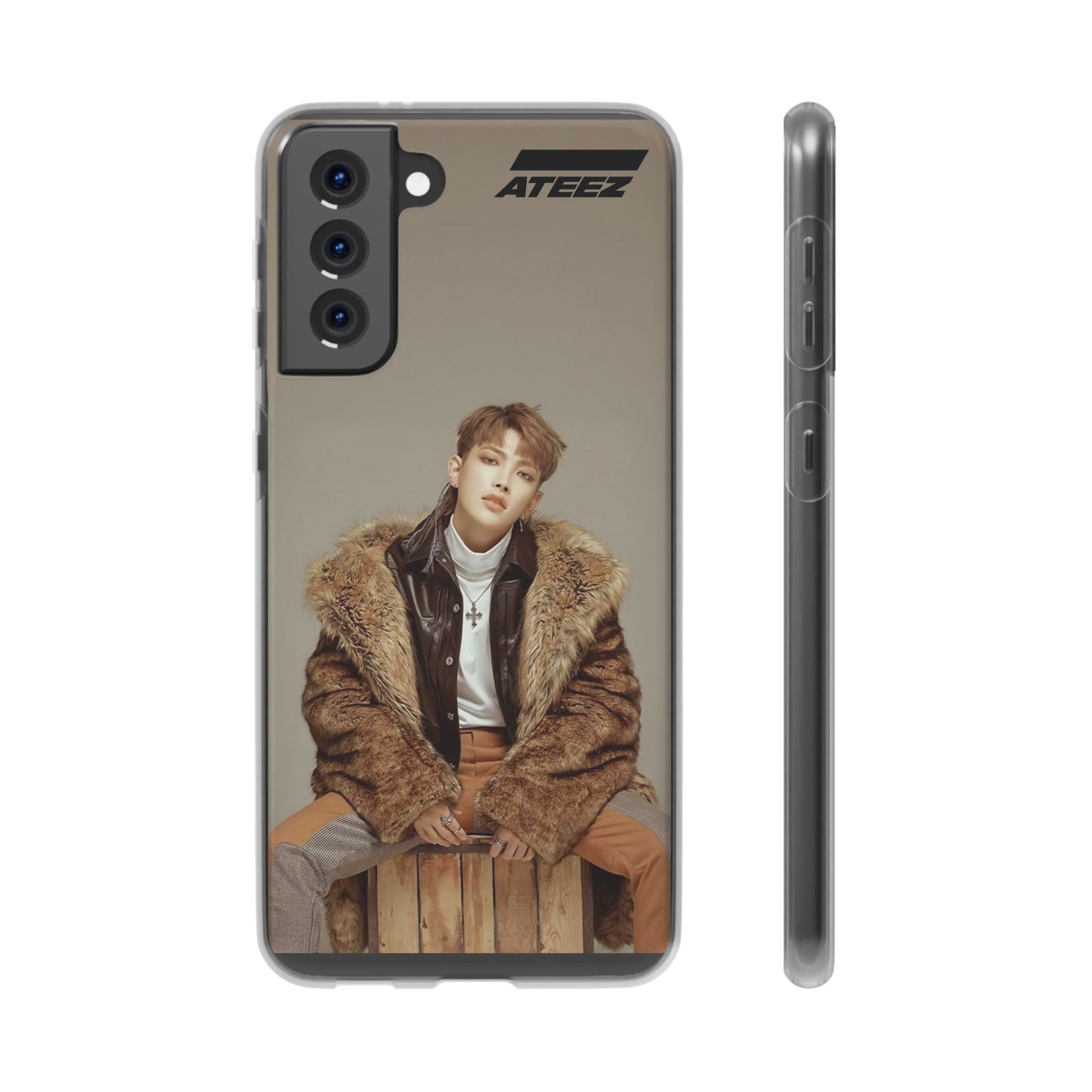 Ateez Hongjoong  Cell Phone Case - iPhone, Samsung and Custom Covers -  K-Pop Phone Covers, Gifts for Carats, SVT Stylish Cell Phone Accessories