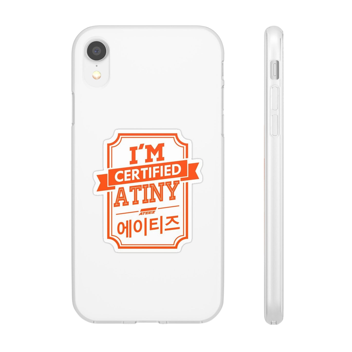 Ateez I'm Certified Atiny  Cell Phone Case - iPhone, Samsung and Custom Covers -  K-Pop Phone Covers, Gifts for Carats, SVT Stylish Cell Phone Accessories