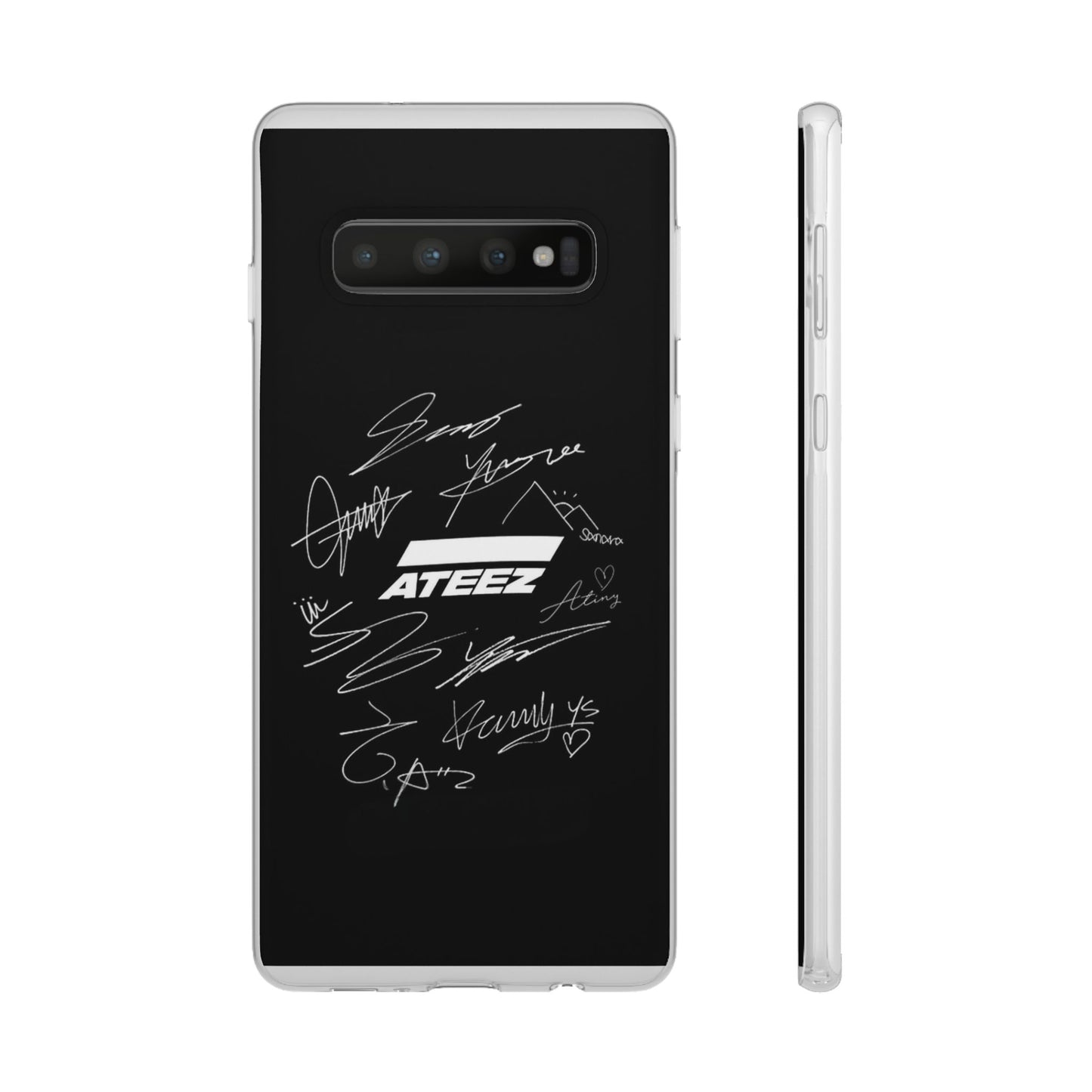 Ateez Logo & Signatures Cell Phone Case - iPhone, Samsung and Custom Covers -  K-Pop Phone Covers, Gifts for Carats, SVT Stylish Cell Phone Accessories