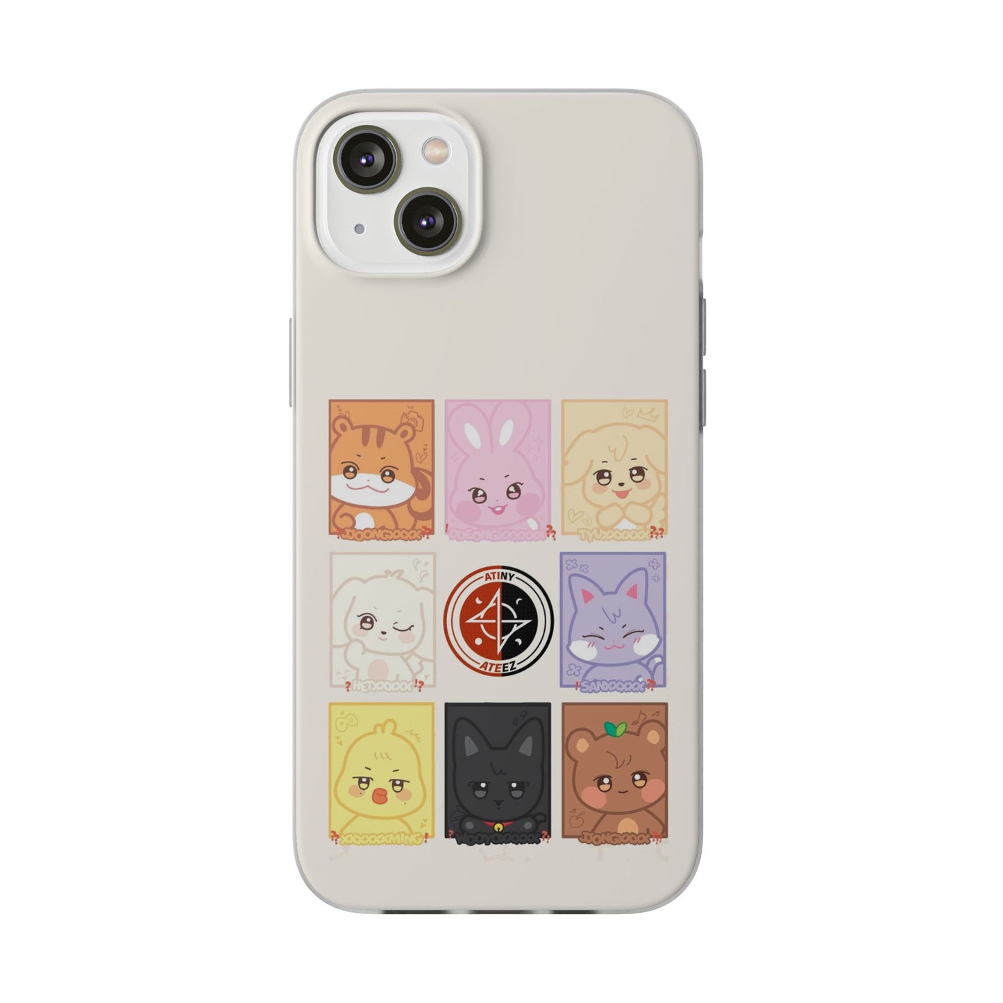 Ateez Atiny Cell Phone Case - iPhone, Samsung and Custom Covers -  K-Pop Phone Covers, Gifts for Carats, SVT Stylish Cell Phone Accessories