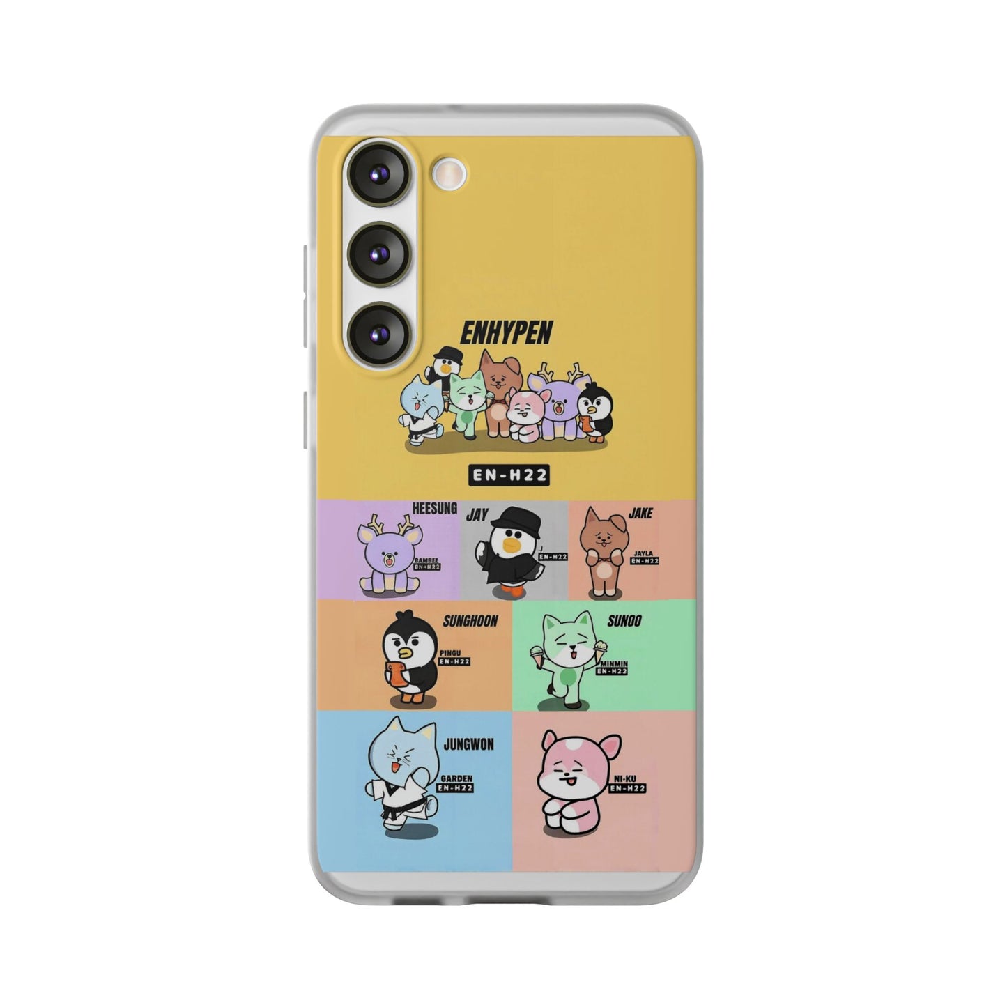 Enhypen Cell Phone Case - iPhone, Samsung and Custom Covers -  K-Pop Phone Covers, Gifts for Fans, Stylish Cell Phone Accessories