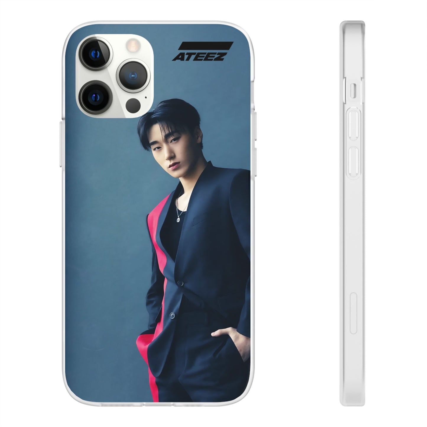 Ateez San Cell Phone Case - iPhone, Samsung and Custom Covers -  K-Pop Phone Covers, Gifts for Carats, SVT Stylish Cell Phone Accessories