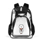 BTS BT21 RJ  Clear Backpack 17 Inch PVC Transparent Bookbag