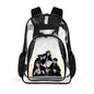 BTS OT7 Clear Backpack 17 Inch PVC Transparent Bookbag