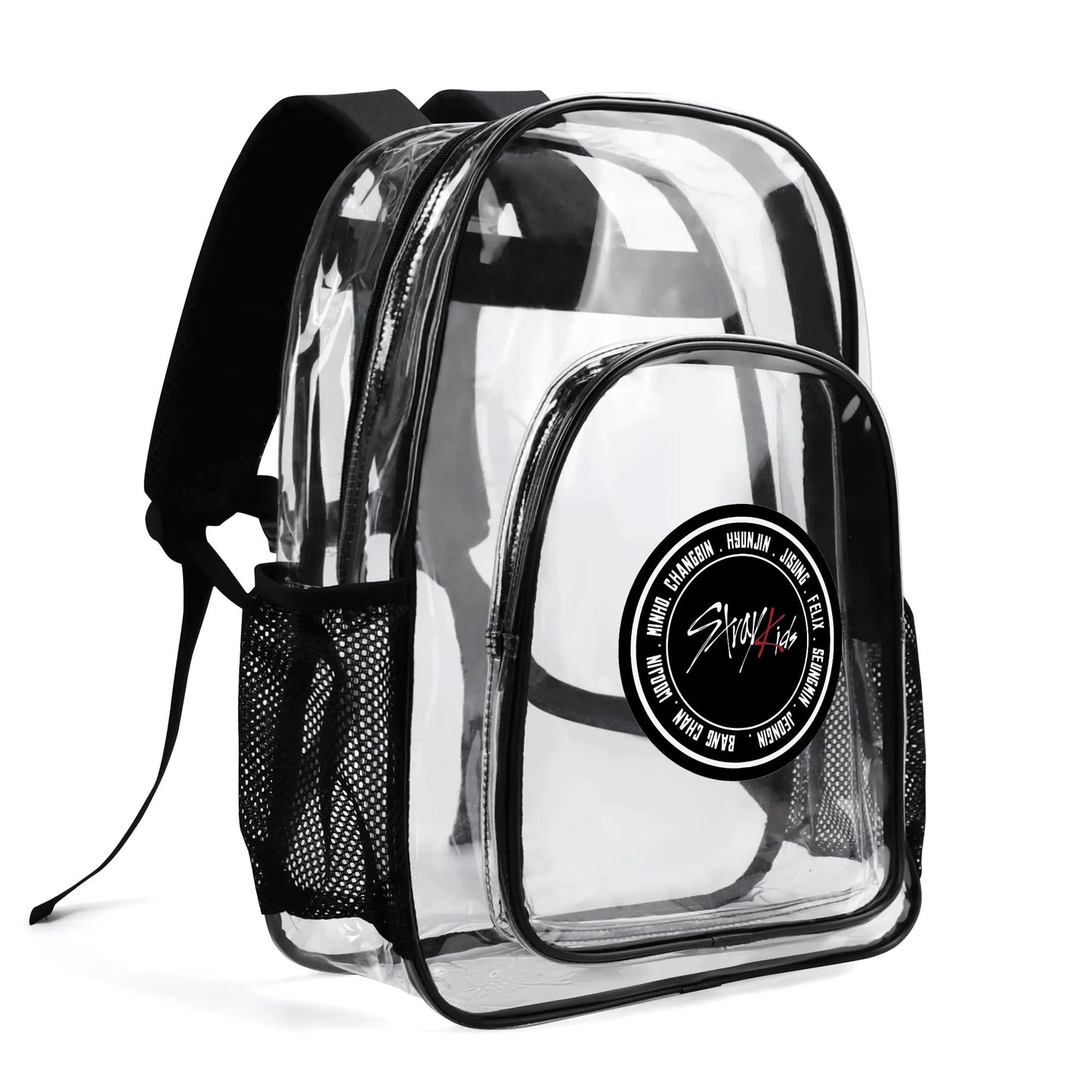 Stray Kids Skzoo Clear Backpack 17 Inch PVC Transparent Bookbag