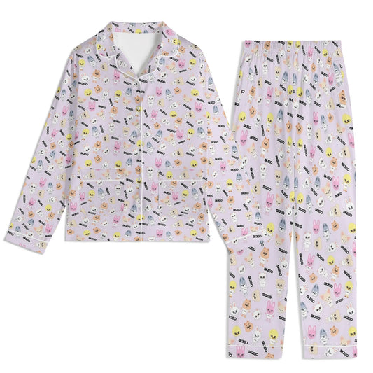 Stray Kids SKZOO Unisex Long Sleeve Adult PJs - Immediate shipping - Size XL