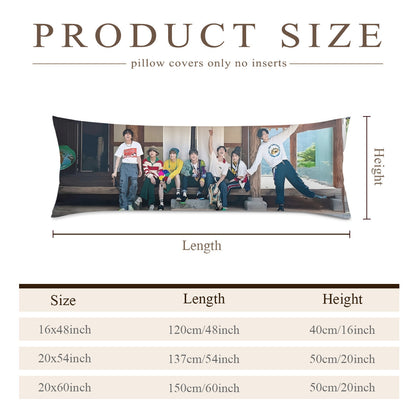 BTS Festa 2024  Full Body Pillow Case - Double Sided Full Body Pillowcases - 3 sizes! Long Pillow Cover Double-Sided Design (Multiple Sizes)