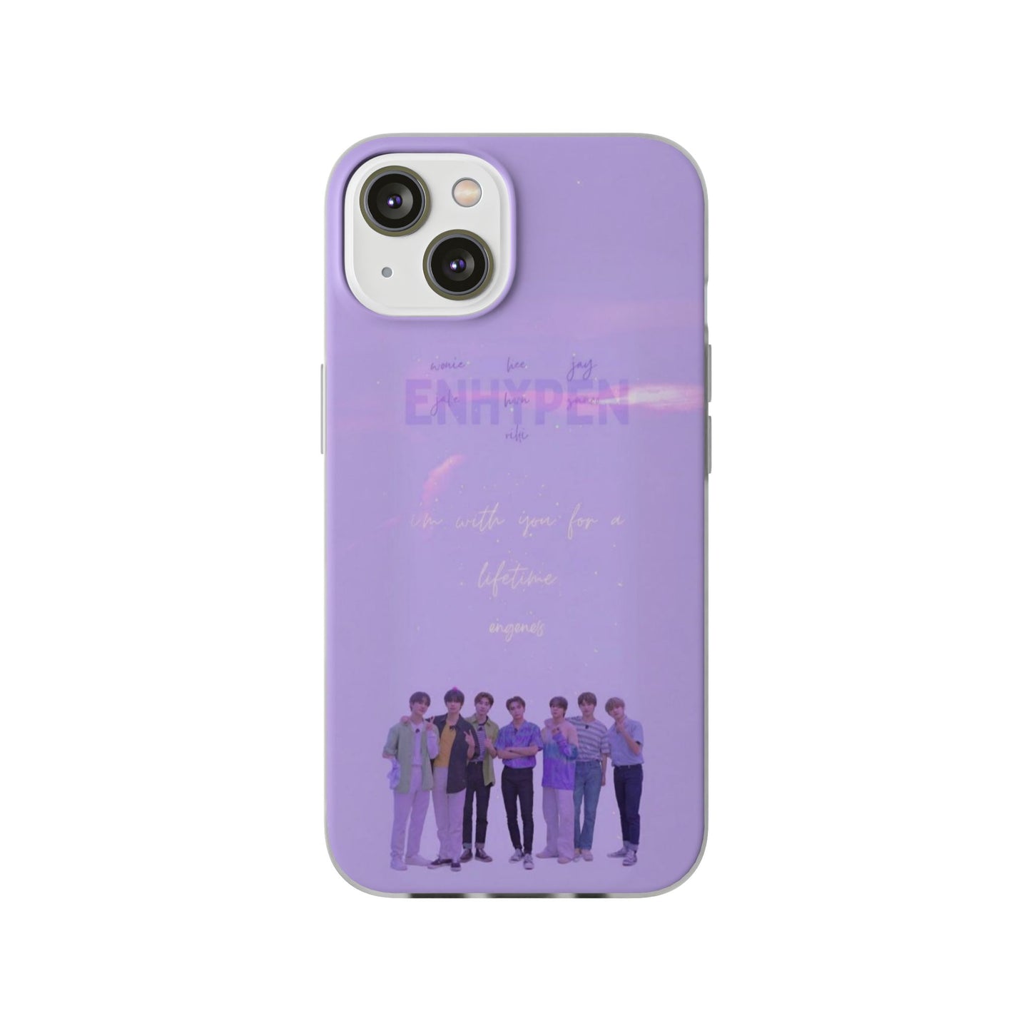 Enhypen Cell Phone Case - iPhone, Samsung and Custom Covers -  K-Pop Phone Covers, Gifts for Fans, Stylish Cell Phone Accessories