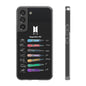 BTS OT7  Microphones & Signatures Cell Phone Case - iPhone, Samsung and Custom Covers -  K-Pop Phone Covers, Gifts for Fans, Stylish Cell Phone Accessories